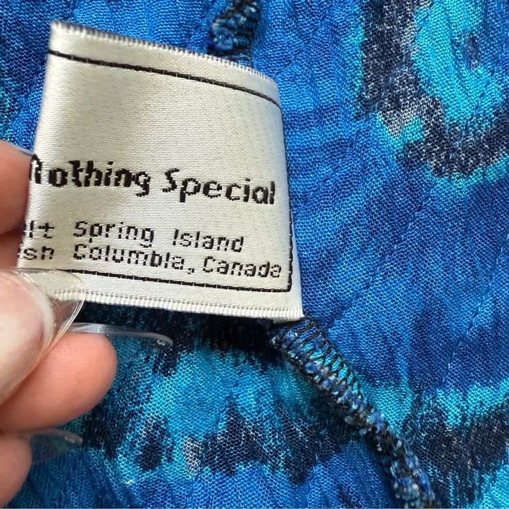 The Unbranded Brand Navy Blue Textured Vest for Layering Size L / US 10 / IT 46 - 4 Thumbnail