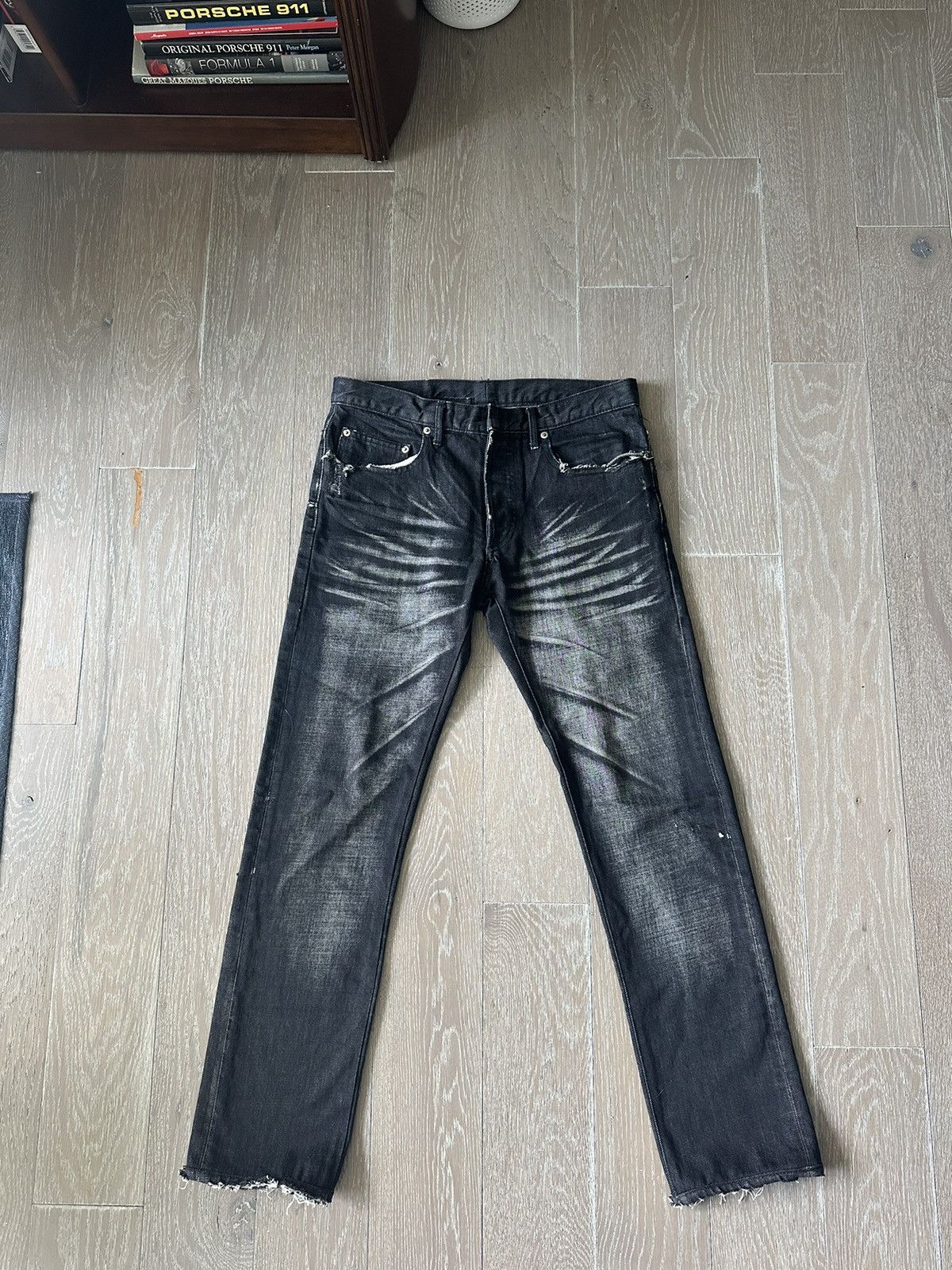 image of Hedi Dior Aw06 Clawmark Denim in Black, Men's (Size 30)