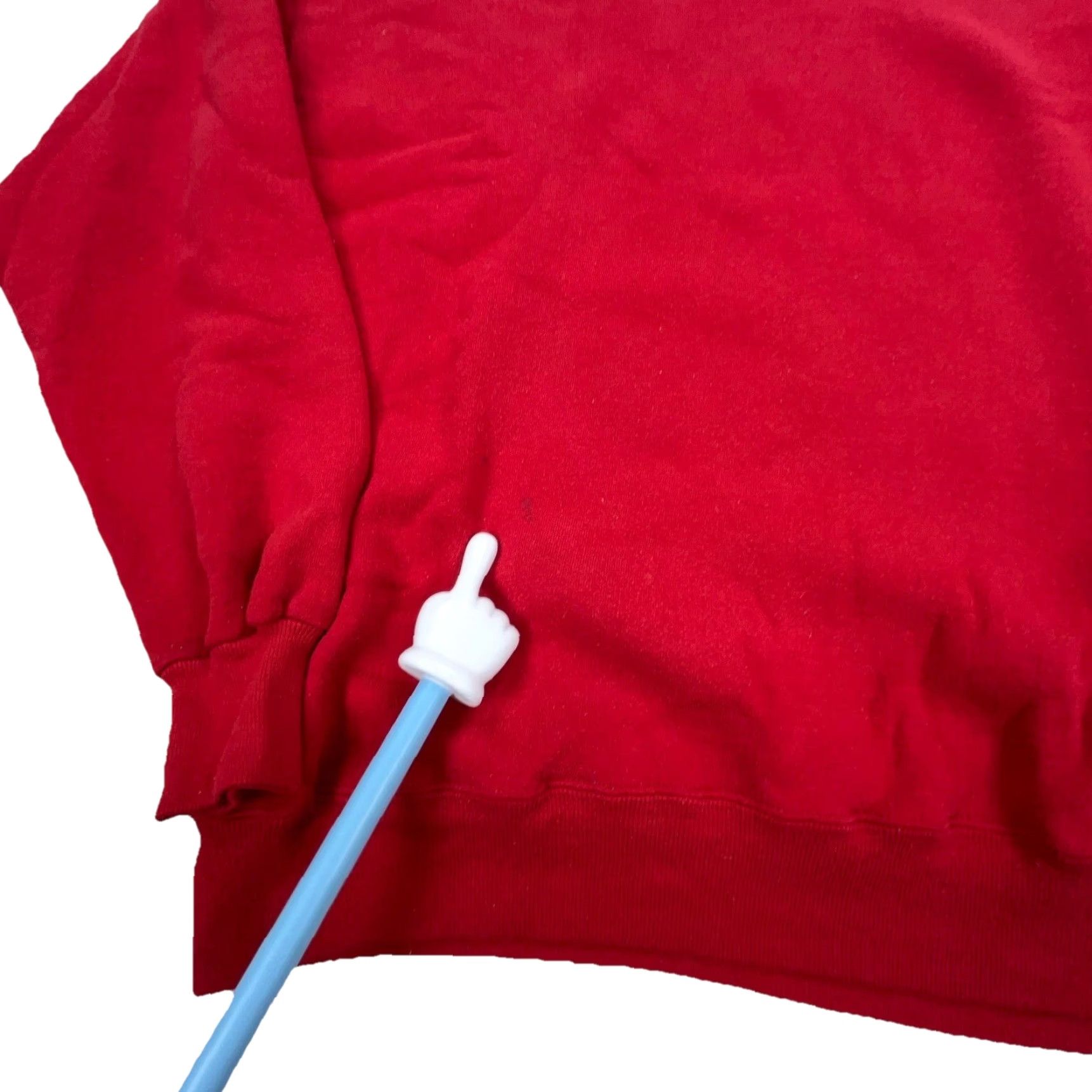 Jerzees VINTAGE Jerzees Sweatshirt Mens Large Red Crew Neck 90s 50/50 Fleece Heavyweight All Seasons Pullover Classic Hipster Retro American Style Size US L / EU 52-54 / 3 - 3 Thumbnail
