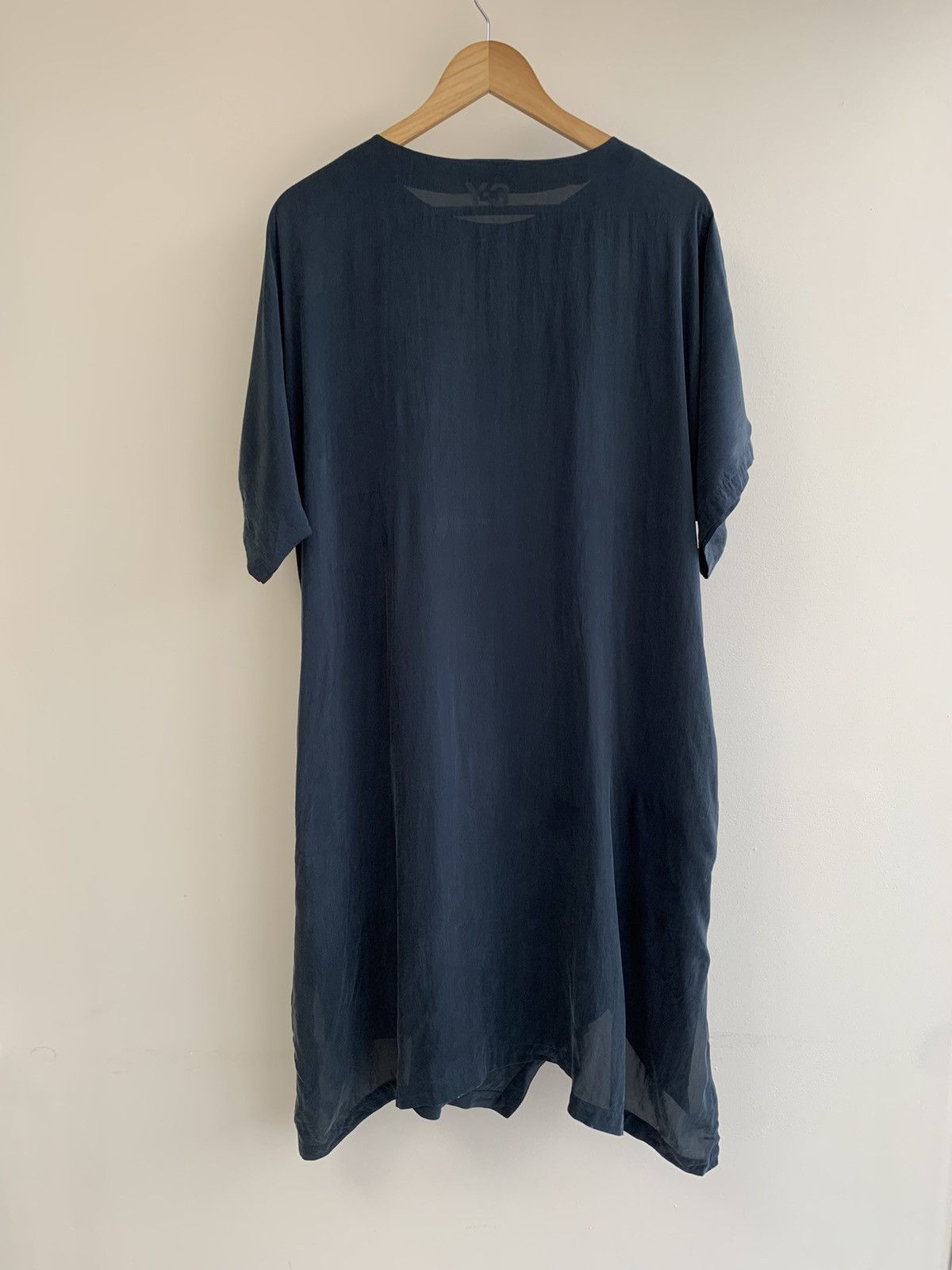 Y-3 Y-3 Black Sanded Cupro Tee Dress Size M / US 6-8 / IT 42-44 - 6 Thumbnail