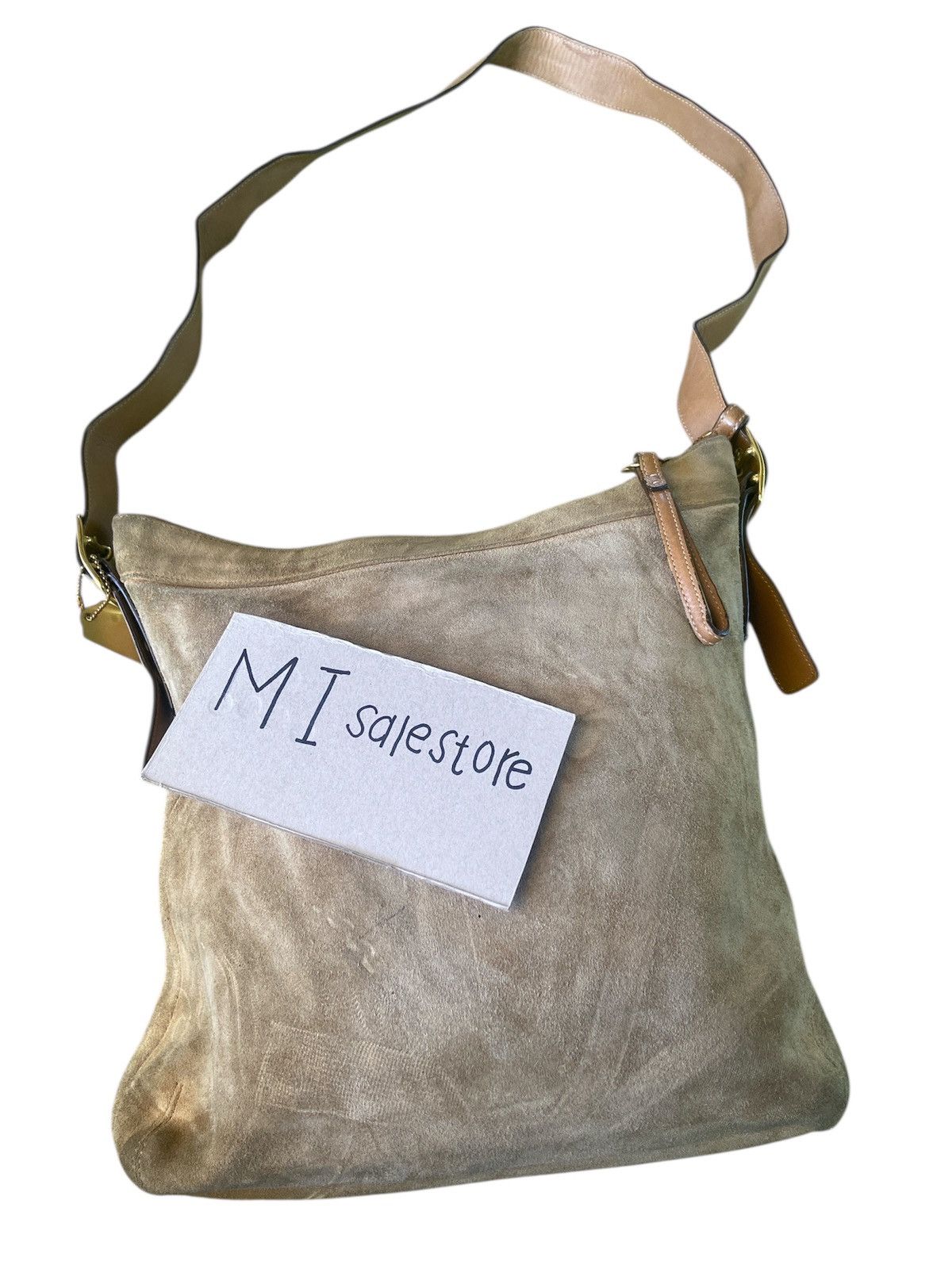 Coach Authentic Vintage old Coach Suede Leather Sholder Brown Size ONE SIZE - 10 Thumbnail