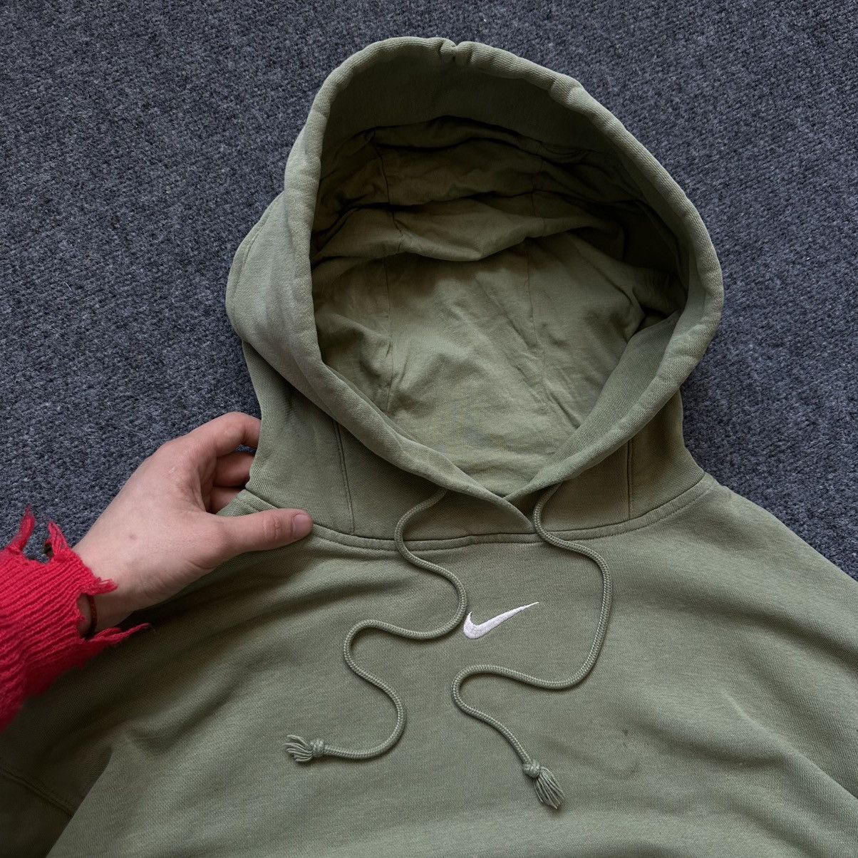 Y/Project VTG Nike Hoodie Centre Logo Size L Trashed Olive 00s USA Hyp Size US L / EU 52-54 / 3 - 12 Thumbnail