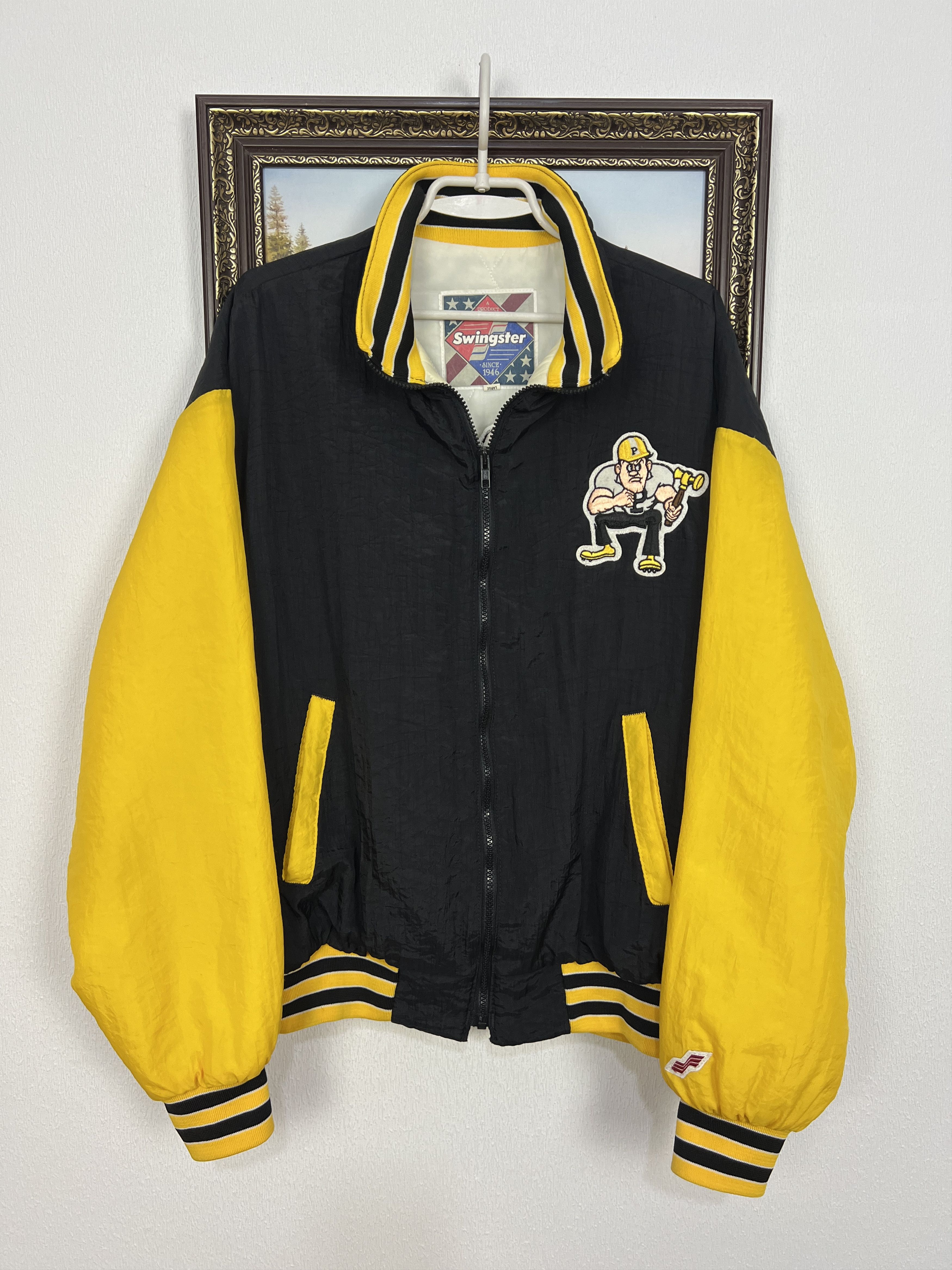 Swingster Swingster NCAA Purdue Boilermakers Jacket Bomber Rare Size US L / EU 52-54 / 3 - 1 Thumbnail