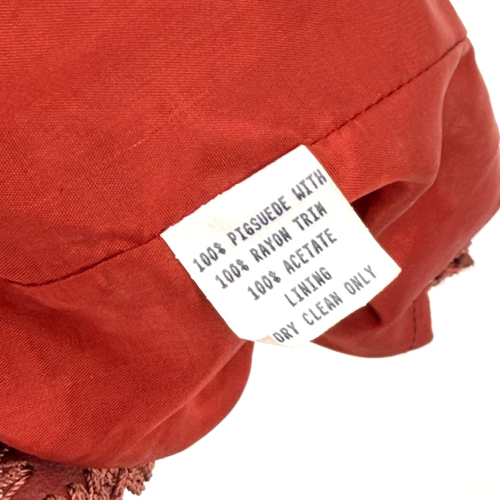 Double D Ranch Vintage 90s Maroon Genuine Suede Concho Button Vest Size M / US 6-8 / IT 42-44 - 7 Thumbnail