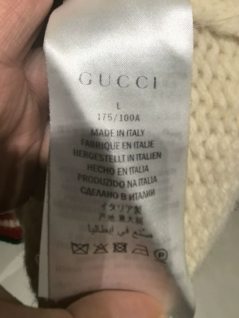 Gucci Gucci Red and green twisted flower knitting wool cardigan j Size L / US 10 / IT 46 - 6 Thumbnail
