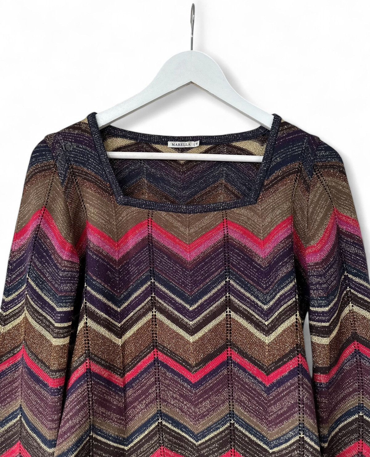 Marella × Max Mara Marella by Max Mara Knit Sweater Jumper Women's Size M Size M / US 6-8 / IT 42-44 - 3 Thumbnail