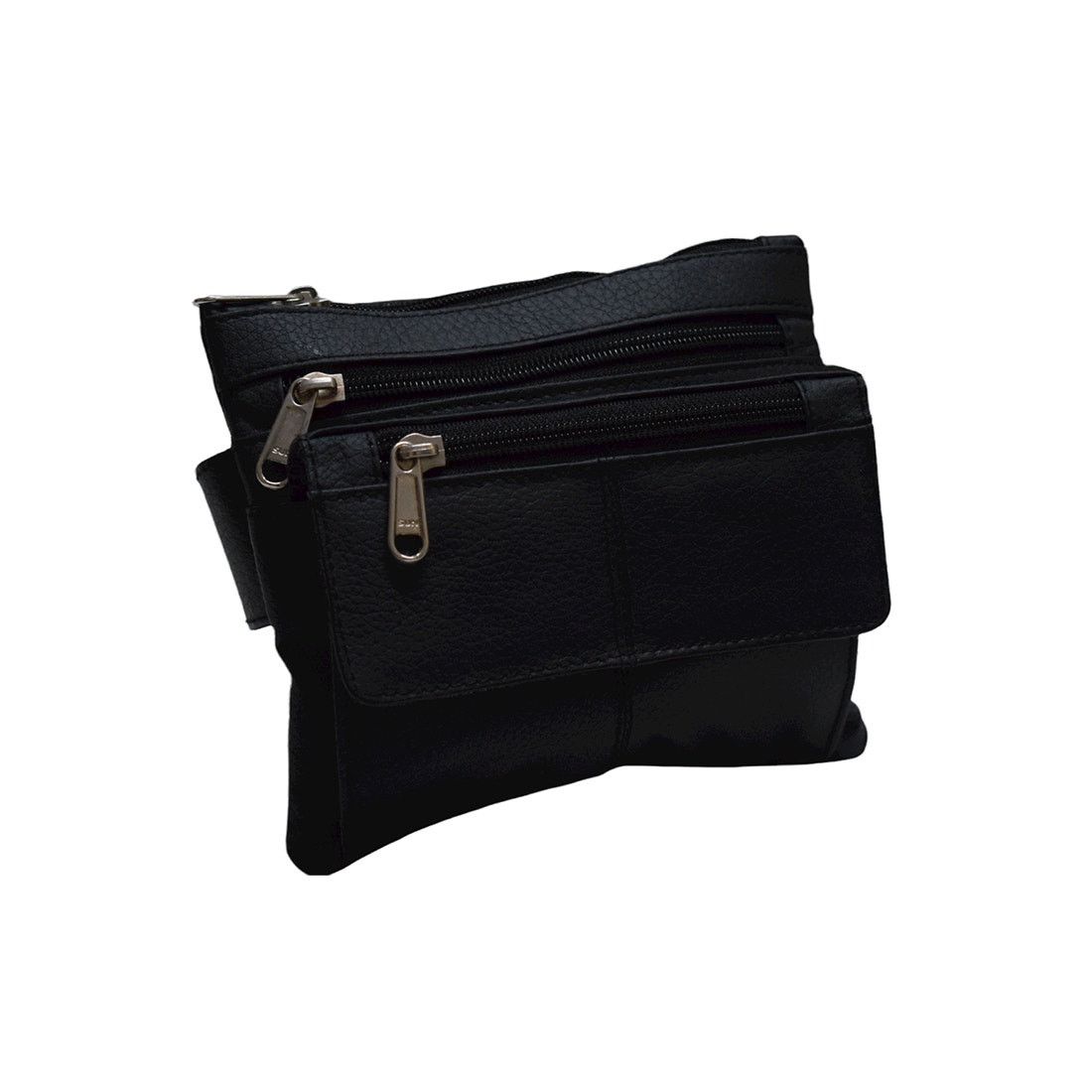 Handmade Women's Brand New Black Leather Crossbody Phone Bag Size ONE SIZE - 1 Thumbnail