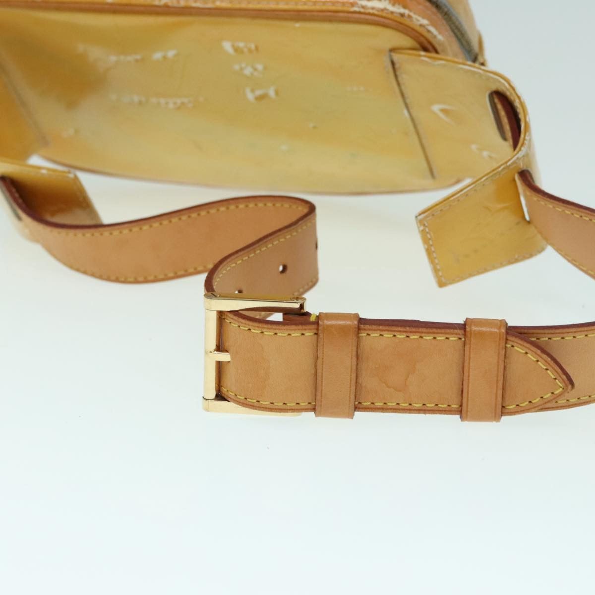 Louis Vuitton LOUIS VUITTON Monogram Vernis Fulton Waist Bag Gris M91041 Size ONE SIZE - 8 Thumbnail