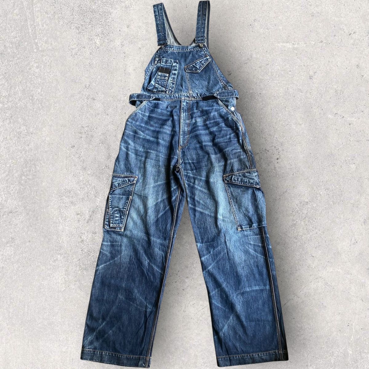 Yohji Yamamoto Vintage Y’s At Work Magic Wash Overall Denim Size US 34 / EU 50 - 1 Thumbnail