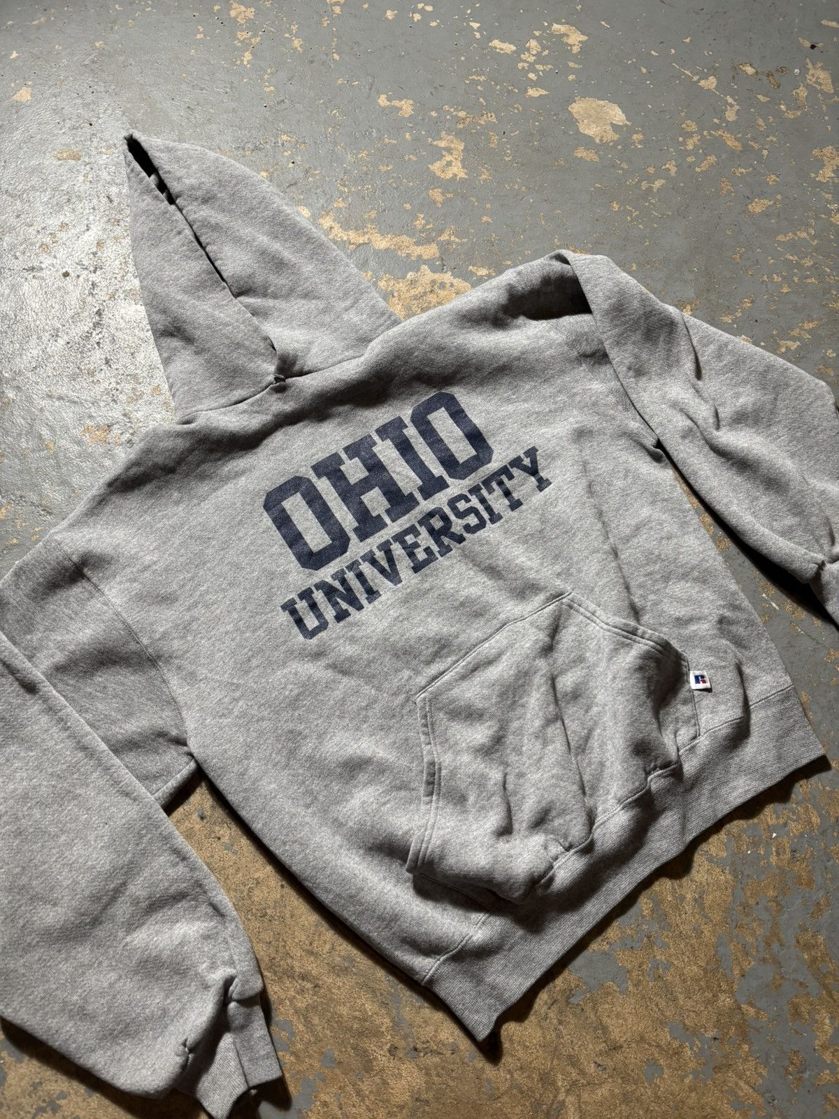Russell Athletic × Vintage Grey Ohio Russell athletic hoodie sweatshirt Size US M / EU 48-50 / 2 - 2 Thumbnail