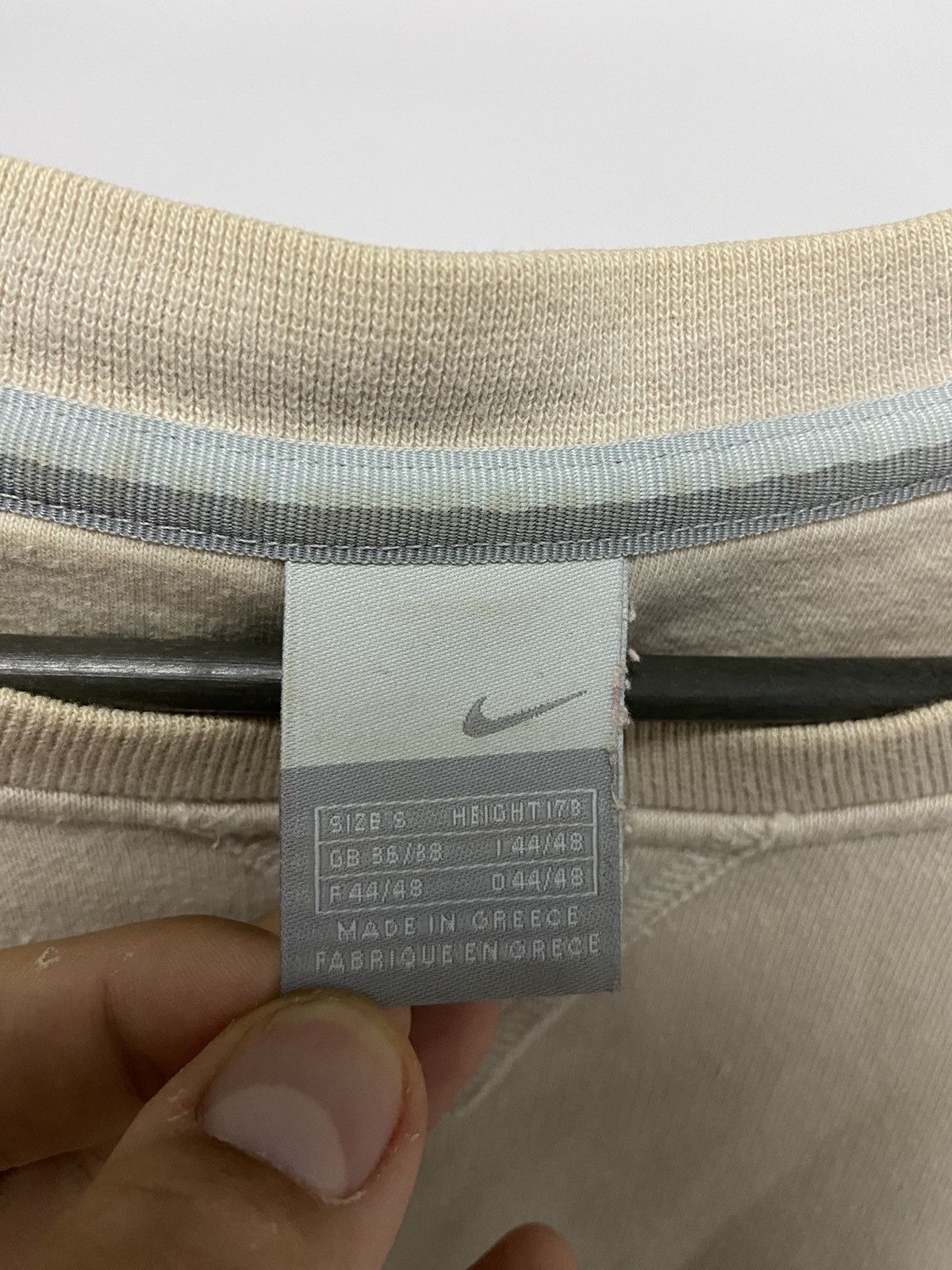 Nike × Vintage Nike Sweatshirt small Logo Vintage 90s Swoosh Size US S / EU 44-46 / 1 - 5 Thumbnail