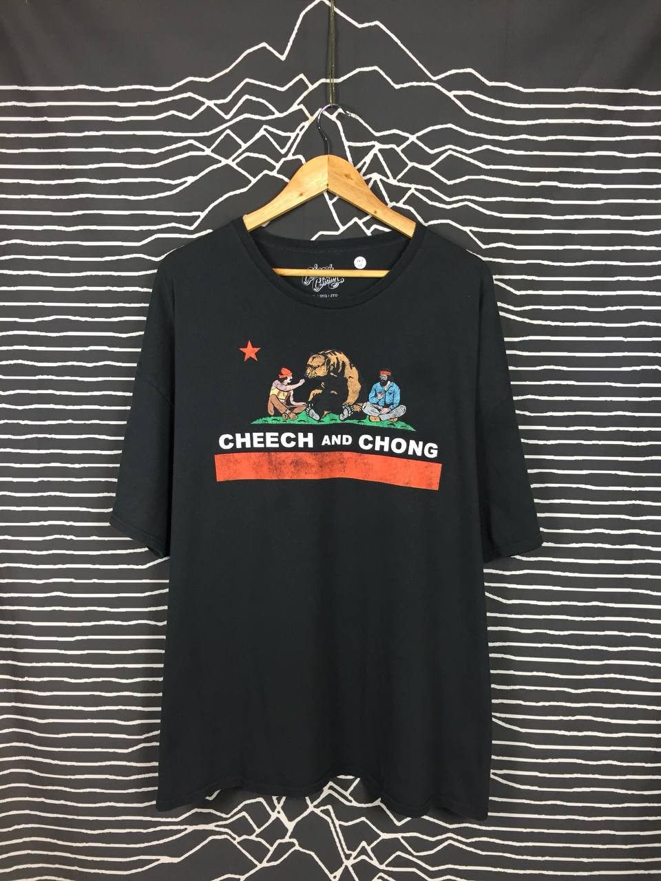 California Republic × Vintage Cheech And Chong California Republic Bear Graphic Tee 3XL Size US XXL / EU 58 / 5 - 1 Thumbnail