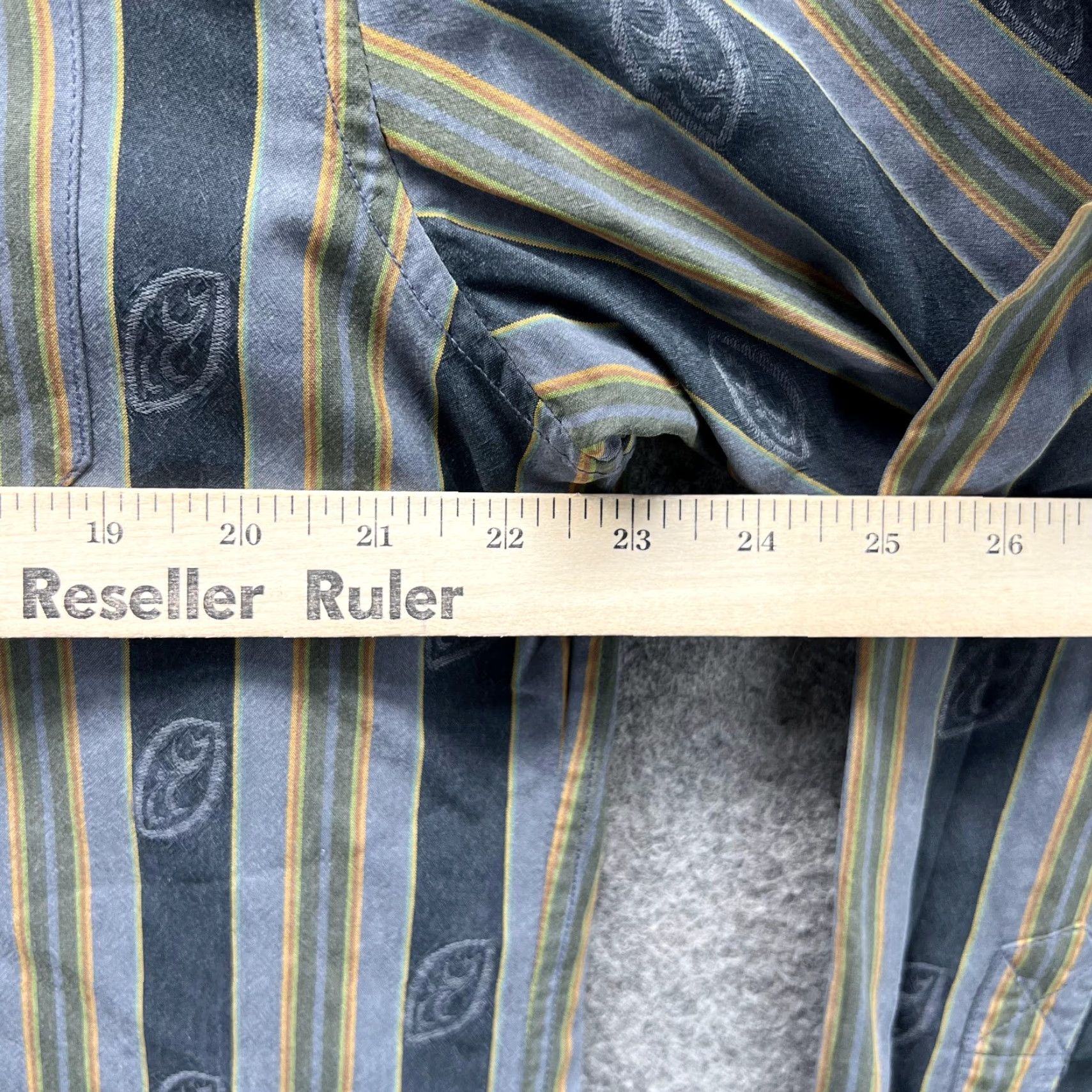 Tommy Bahama Tommy Bahama Shirt Men Large Blue Striped Button-Up Silk Vtg Preppy Casual Button-Down Collared Long Sleeve Size US L / EU 52-54 / 3 - 7 Thumbnail