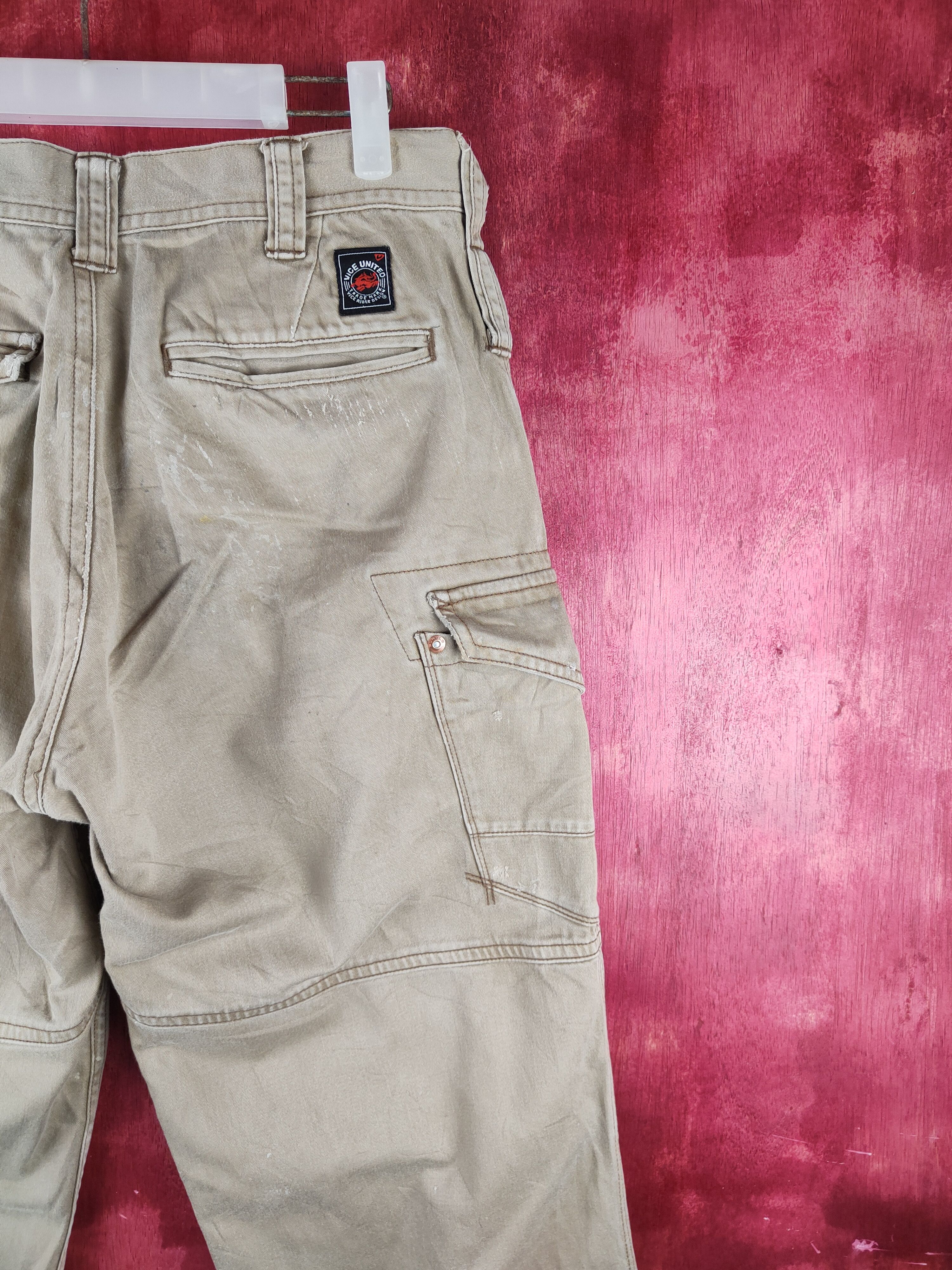 Japanese Brand Vintage Burtle Brown Workwear Cargo Pants N#S43 Size US 30 / EU 46 - 11 Thumbnail