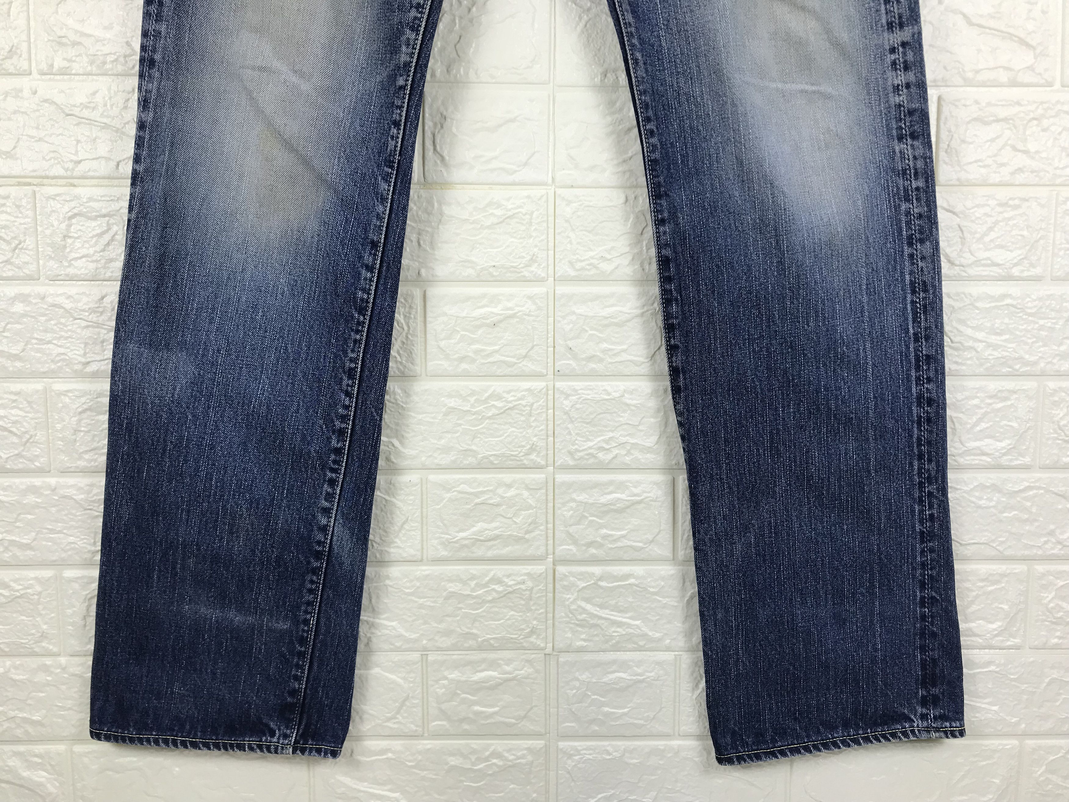 Eternal Vintage Eternal Faded Blue Washed Selvedge Jeans Size US 31 - 5 Thumbnail
