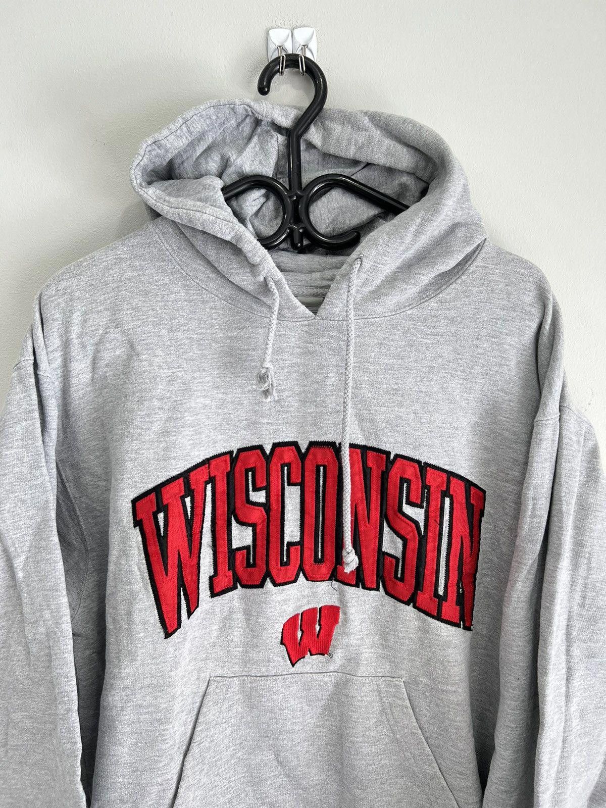 Vintage Vintage Wisconsin Badgers Sweater hoodie Size US XL / EU 56 / 4 - 3 Thumbnail
