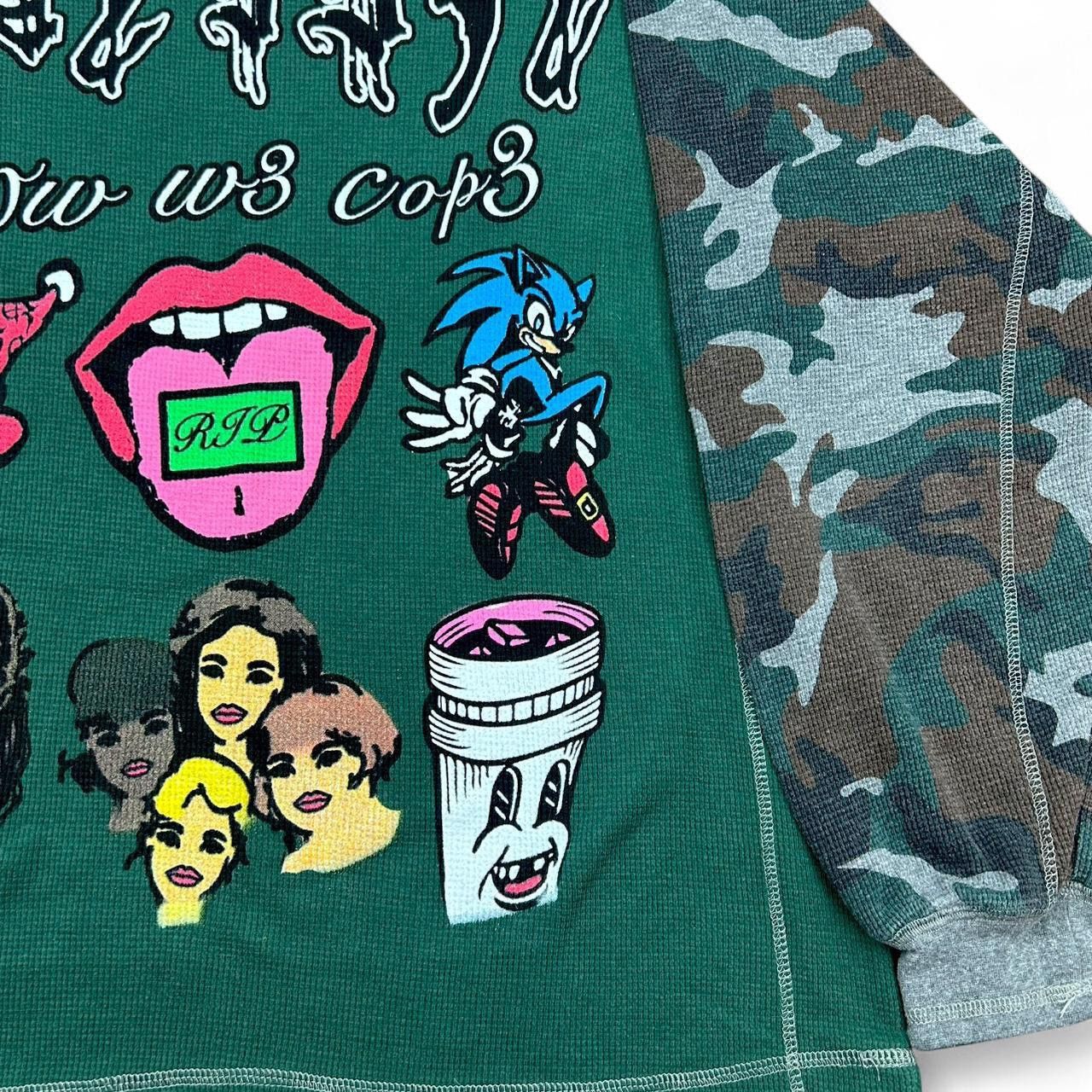 Other Odyss3y 1 of 1 “HOW W3 COP3” vintage thermal tee Size US XL / EU 56 / 4 - 3 Thumbnail