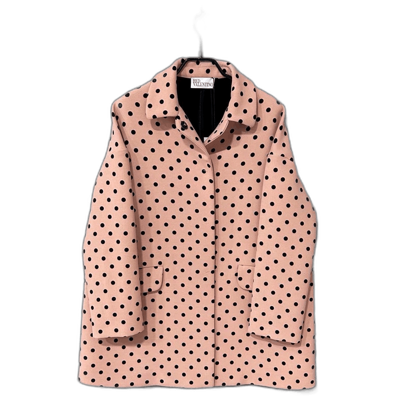 Valentino Polka Dot Mid-Length Coat by Valentino Size M / US 6-8 / IT 42-44 - 1 Thumbnail
