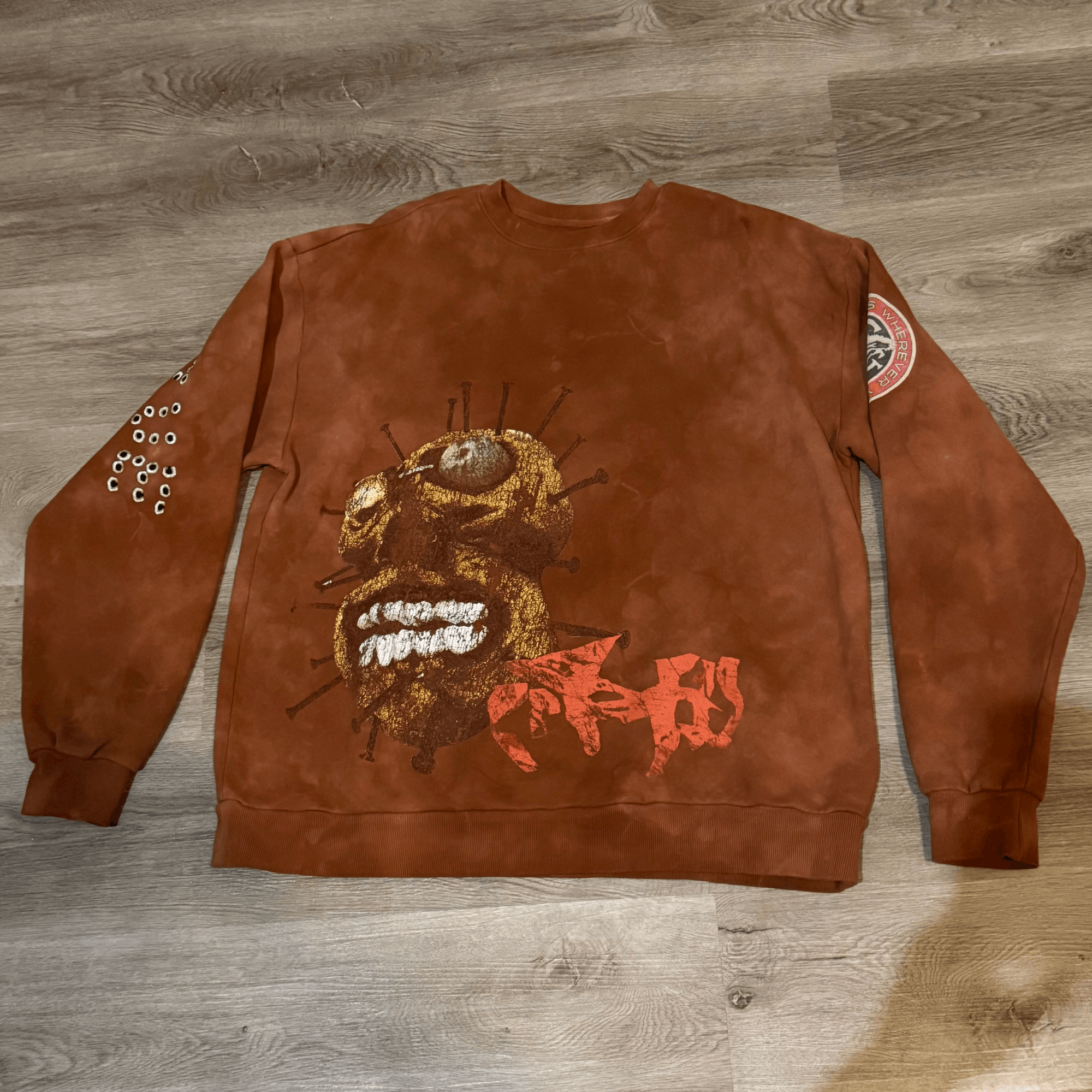 Travis Scott Travis Scott Utopia Tour Crewneck Size US XL / EU 56 / 4 - 1 Thumbnail
