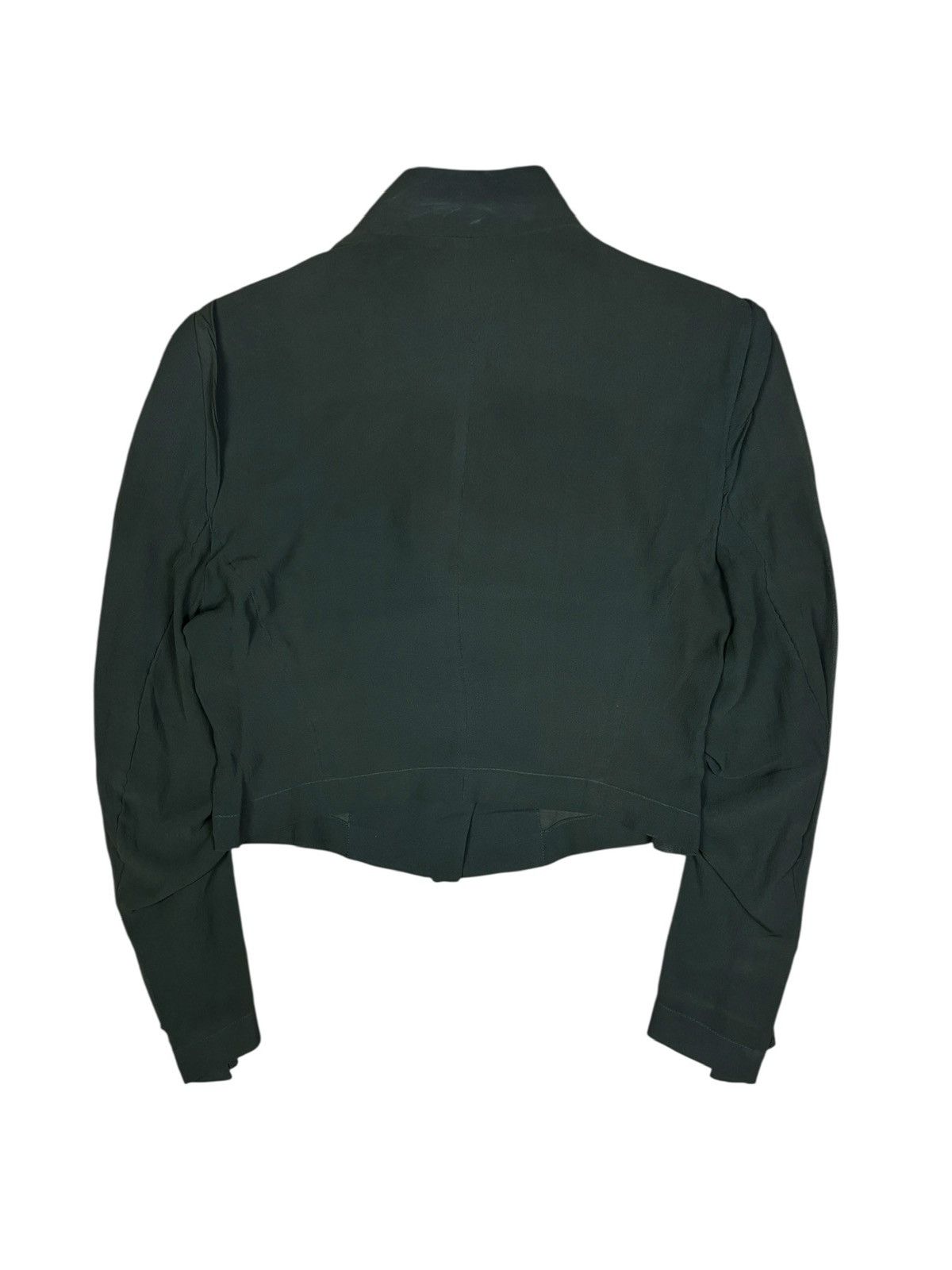 Ann Demeulemeester SS2003 Ann Demeulemeester Cropped Structured Button Jacket Size XS / US 0-2 / IT 36-38 - 2 Thumbnail