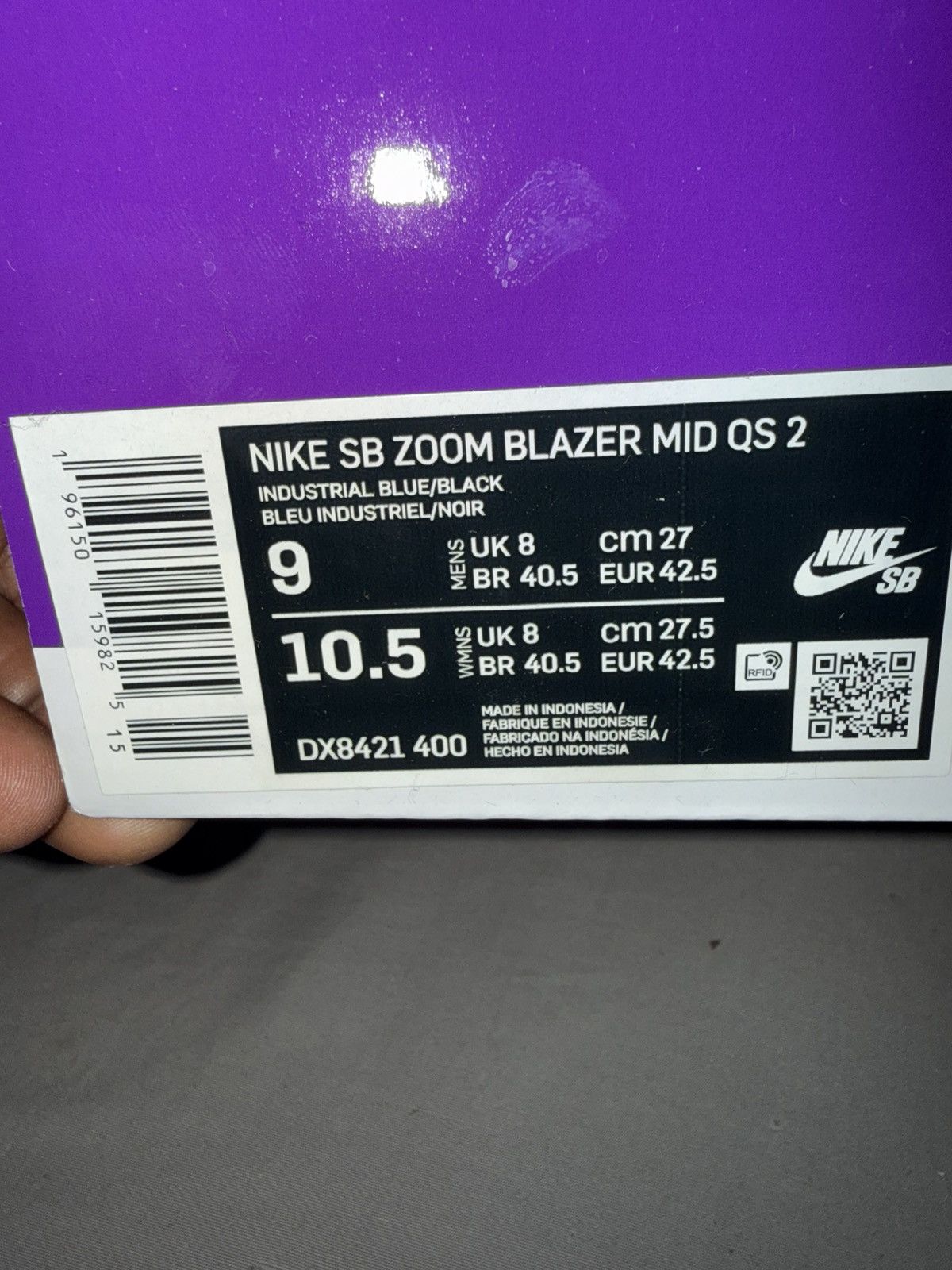 Nike × Supreme Nike sb zoom blazer mid qs 2 Size US 9 / EU 42 - 4 Thumbnail