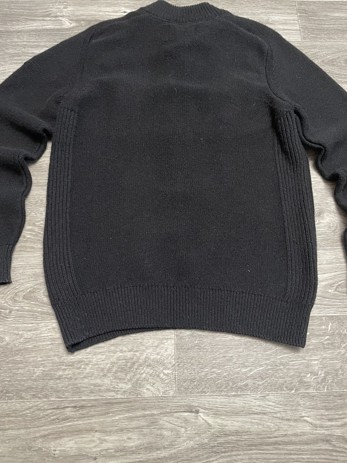 Barbour Vintage Barbour Black Wool Half Zip Button-Up Sweater Size US M / EU 48-50 / 2 - 14 Thumbnail