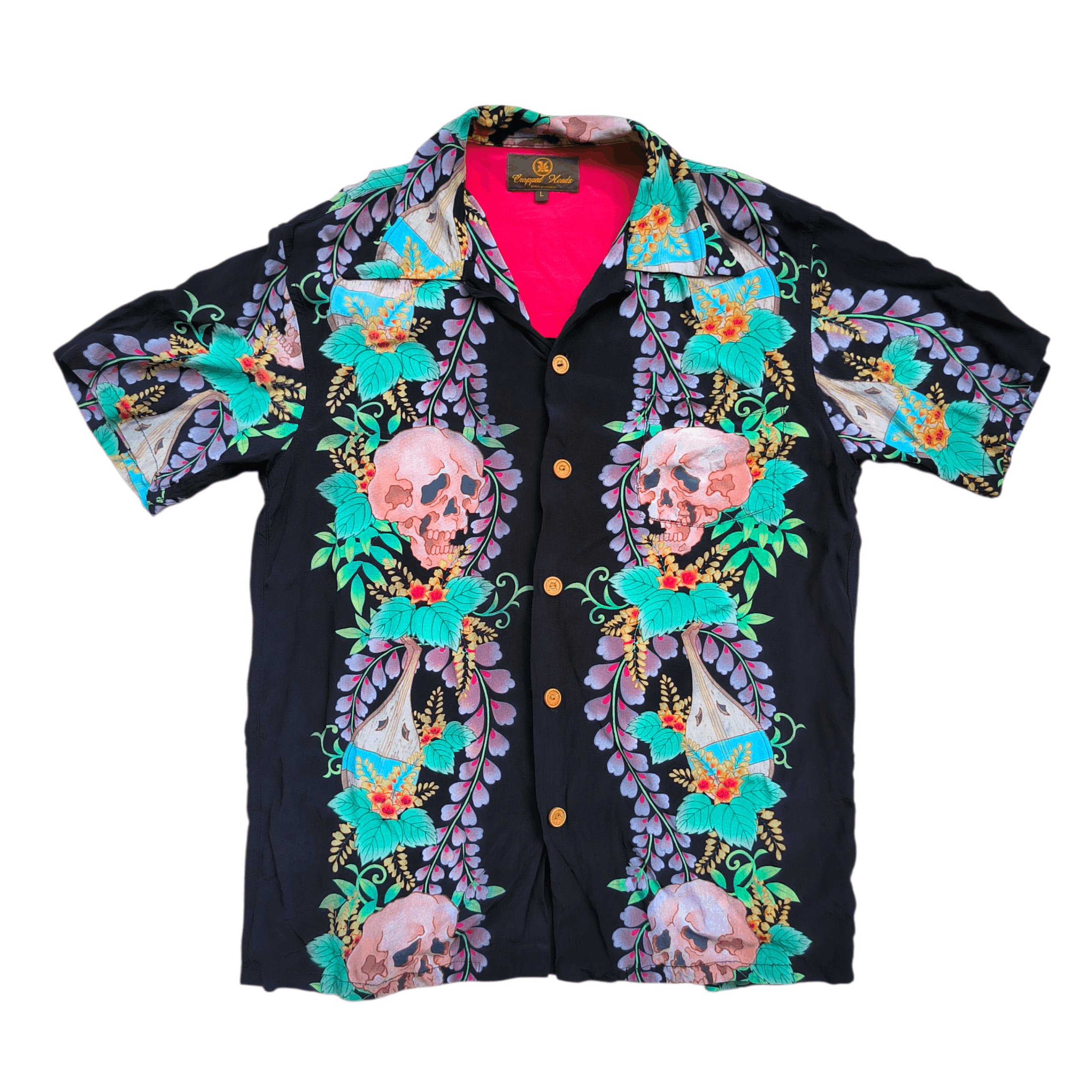 Japanese Brand Cropped Hearts Japan Hawaiian Skull Size US L / EU 52-54 / 3 - 1 Thumbnail