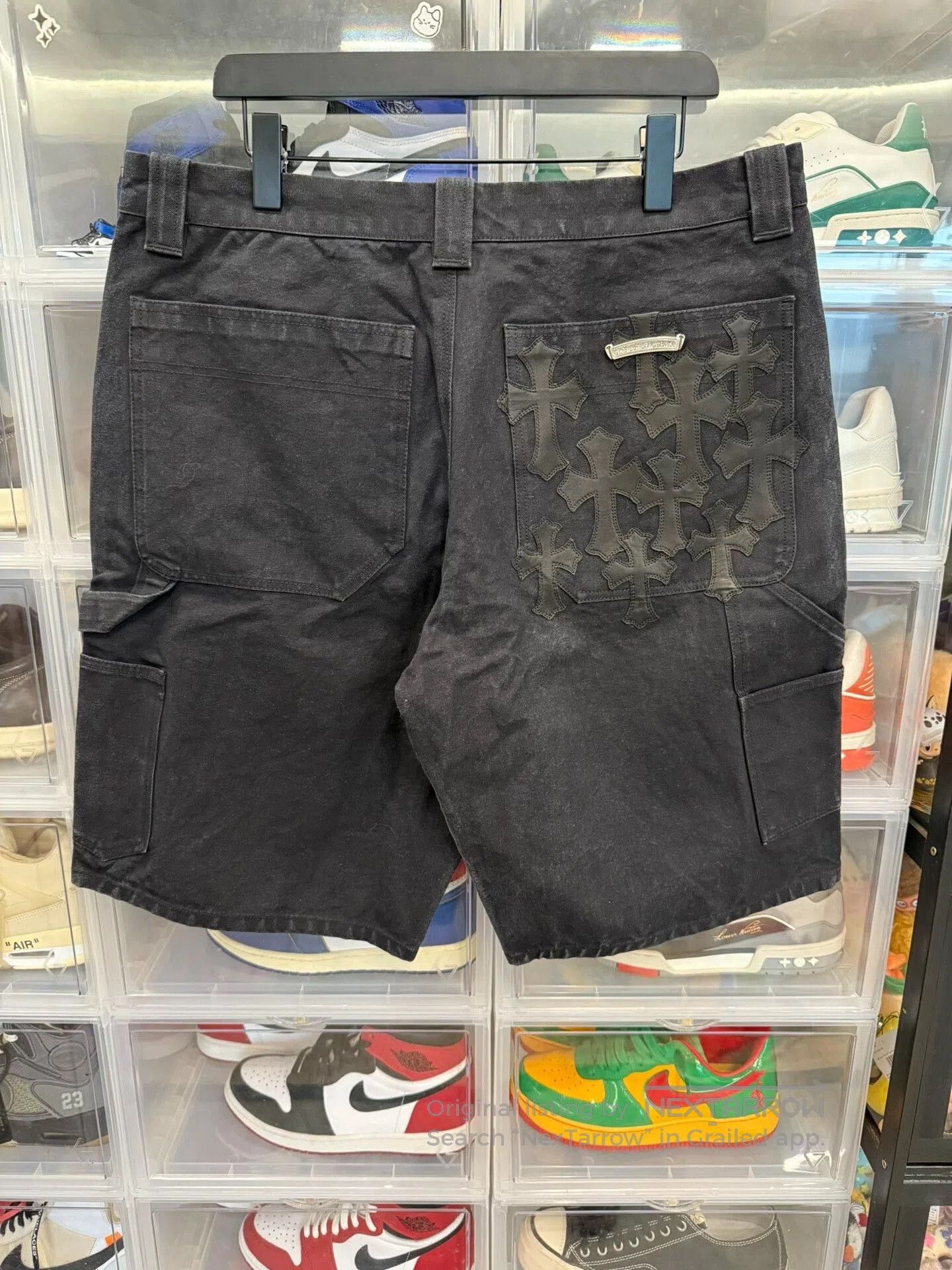 Chrome Hearts Chrome Hearts Black Cross Washed Cargo Pants. Size US 36 / EU 52 - 3 Thumbnail
