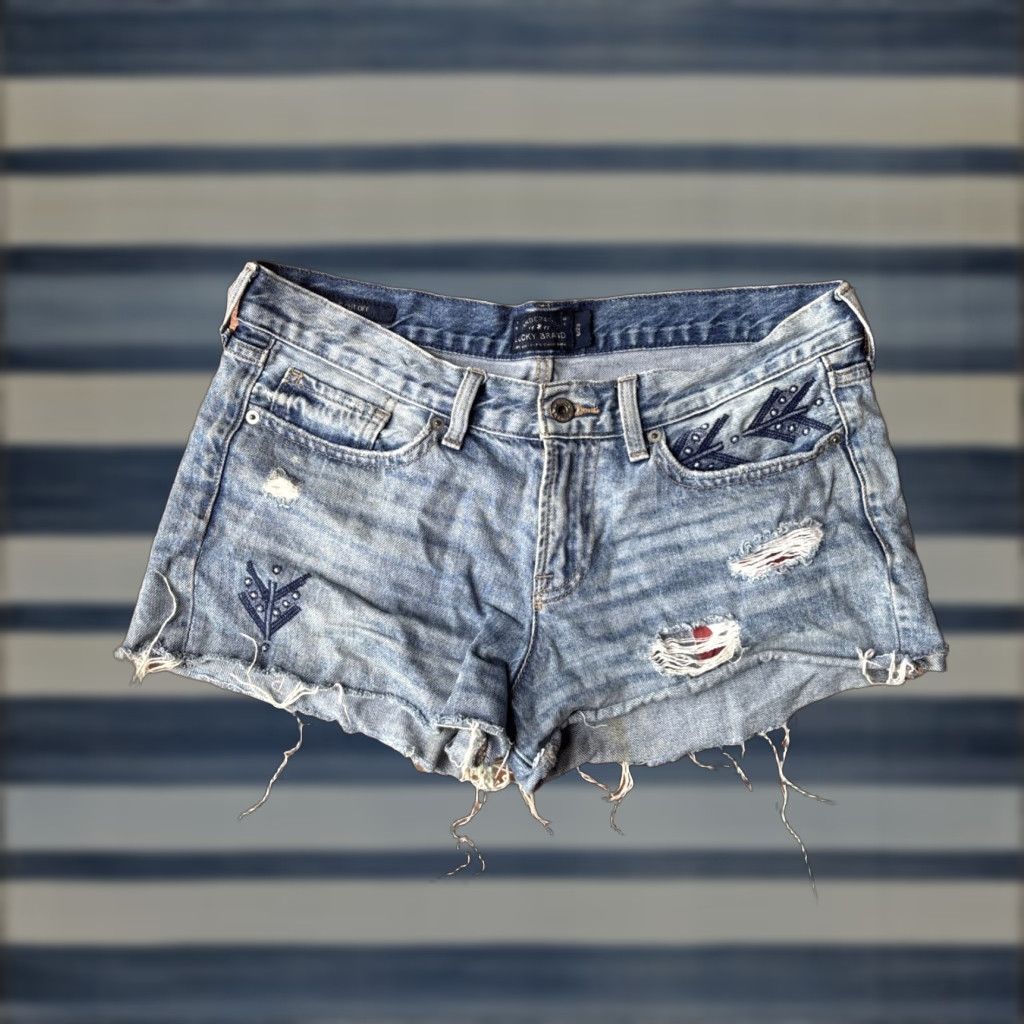 Lucky Brand VINTAGE Lucky Brand Cut Off Booty Denim Jean Shorts Women’s 6/28 Blue 100% Cotton Denim Casual Party/Cocktail Womens Size 28" / US 6 / IT 42 - 1 Thumbnail