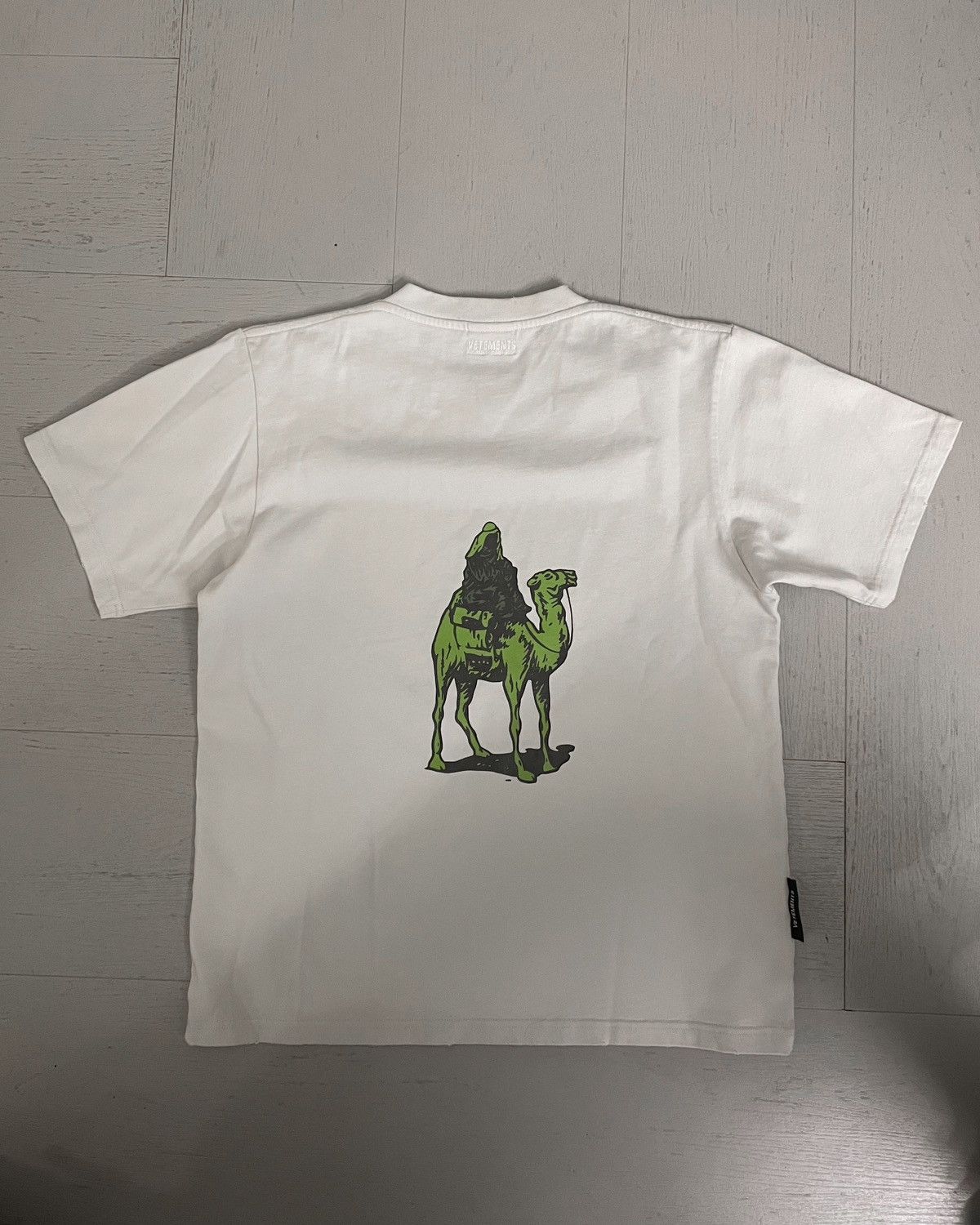 VETEMENTS FW20 Dark Web Silk Road T-Shirt - White L