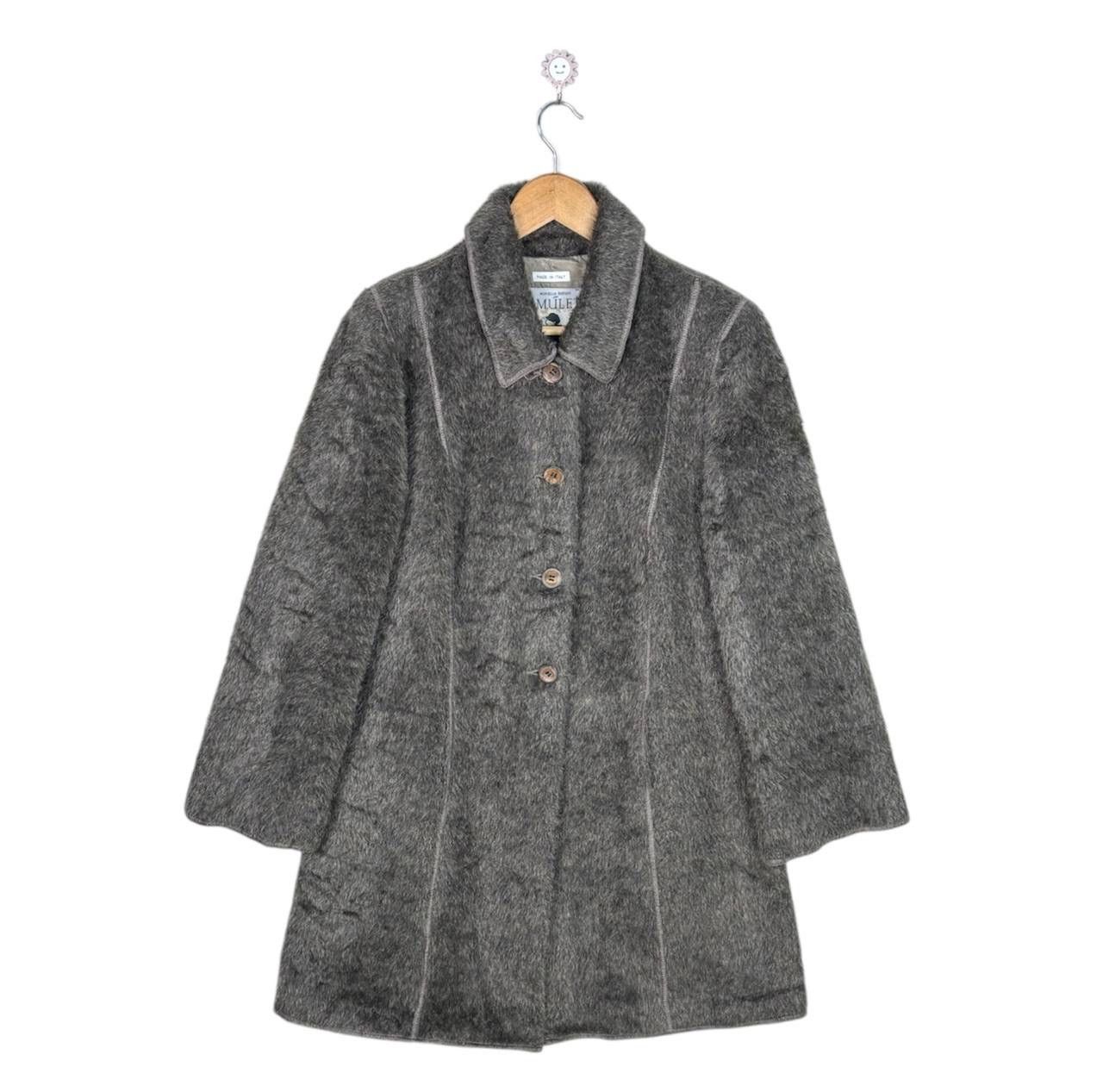 Mariella Burani Vintage Faux Fur Wool Jacket