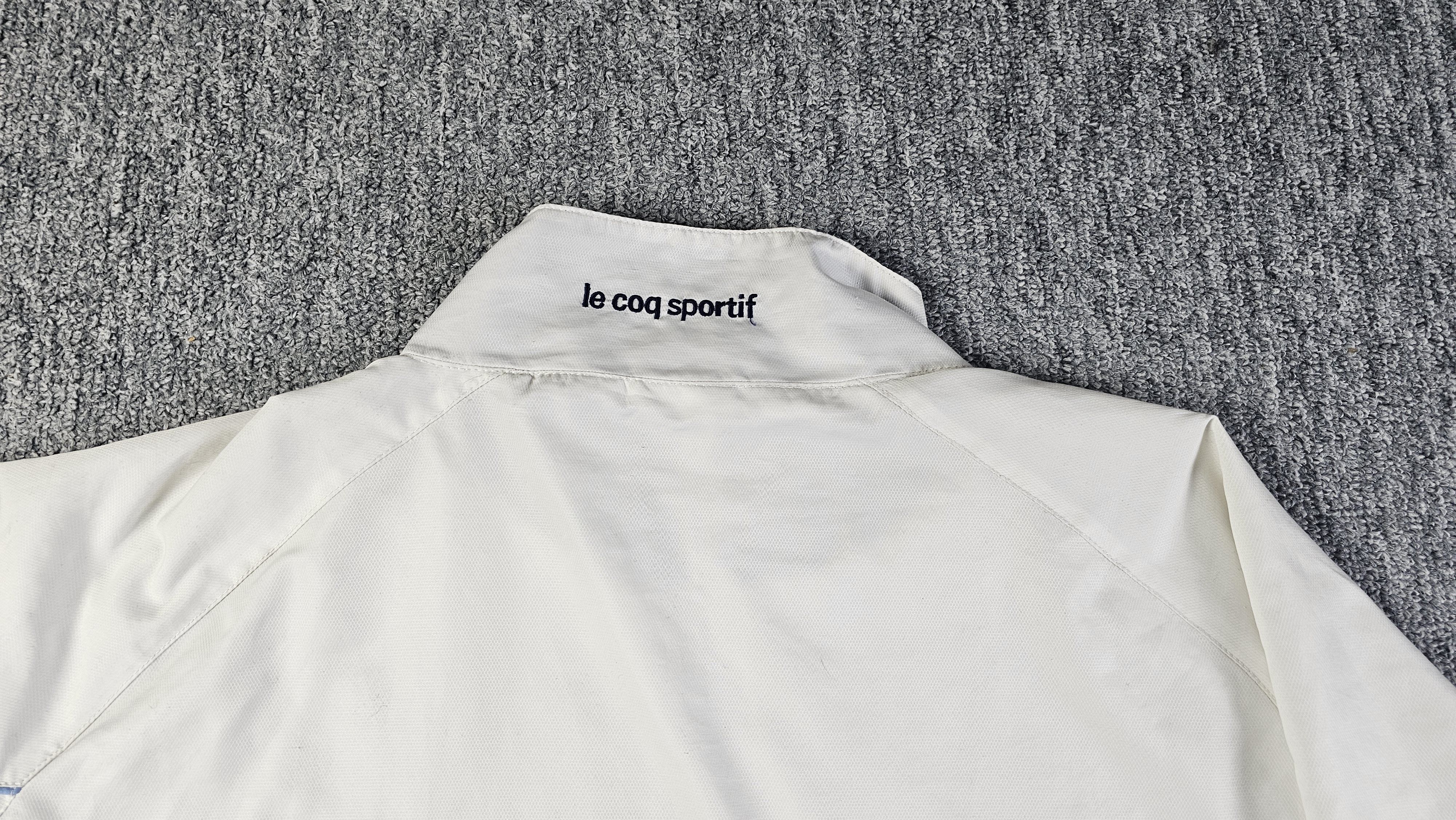 Le Coq Sportif Le Coq Sportif Vintage 90s White Mesh Lined Track Jacket LCS Size US L / EU 52-54 / 3 - 9 Thumbnail