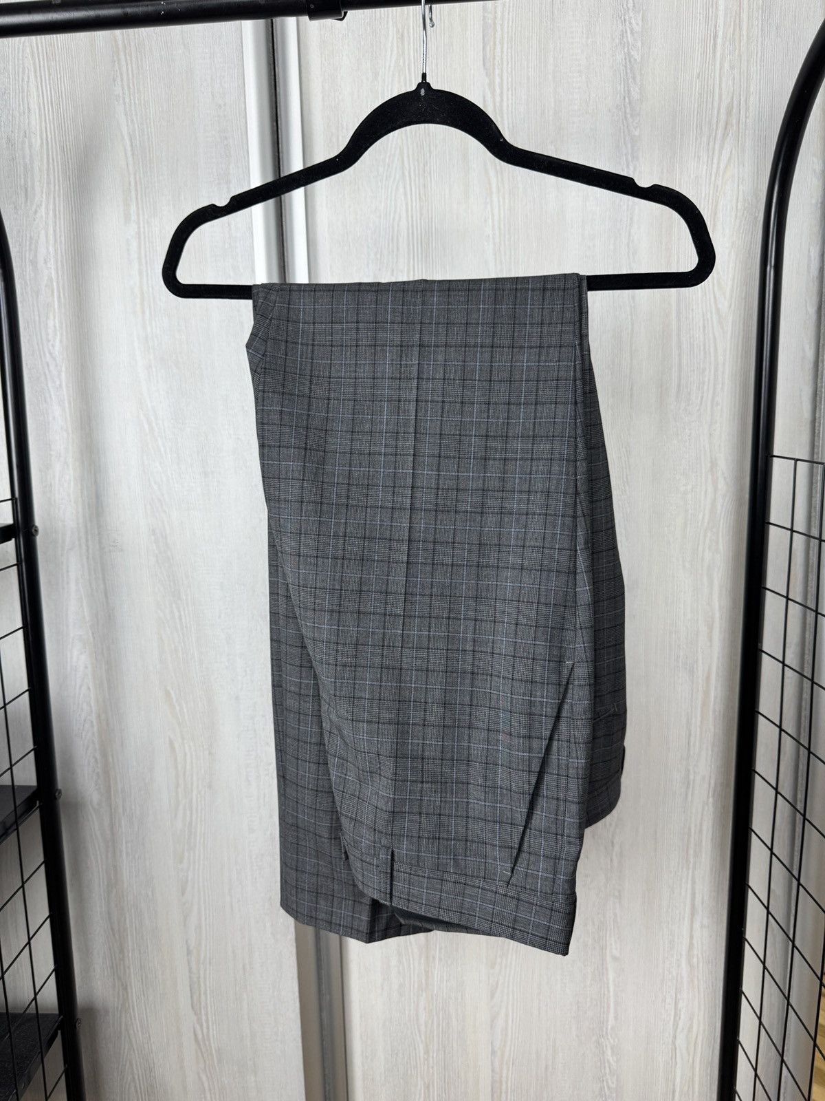 Z Zegna Z Zegna Ermenegildo Zegna wool checkered grey unlined suit Size 42L - 15 Thumbnail