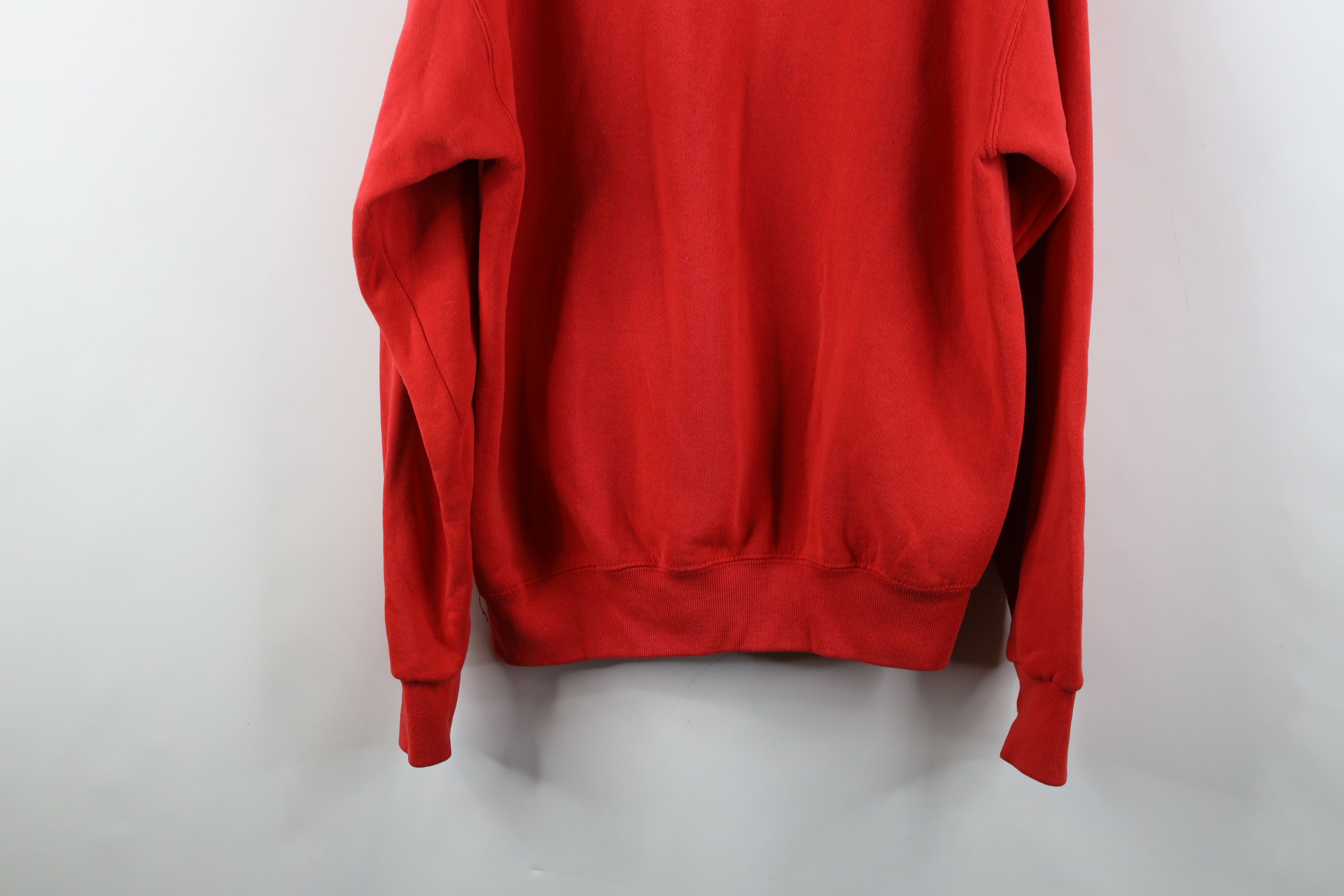 Vintage Vintage 80s 90s Streetwear Hoodie Sweatshirt USA Red Size US XL / EU 56 / 4 - 14 Thumbnail