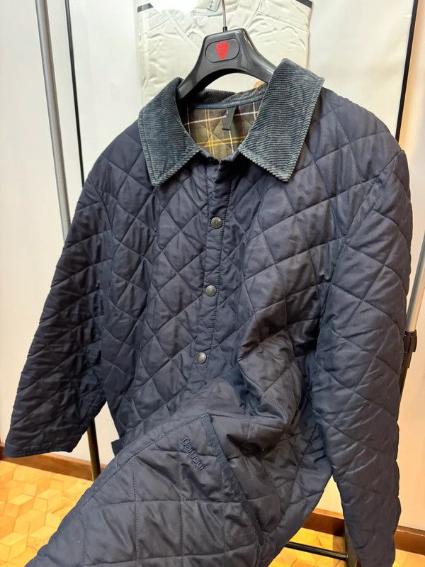 Barbour × Vintage Barbour D891 Classic Eskdale Jacket Navy XXL Size US XXL / EU 58 / 5 - 2 Thumbnail