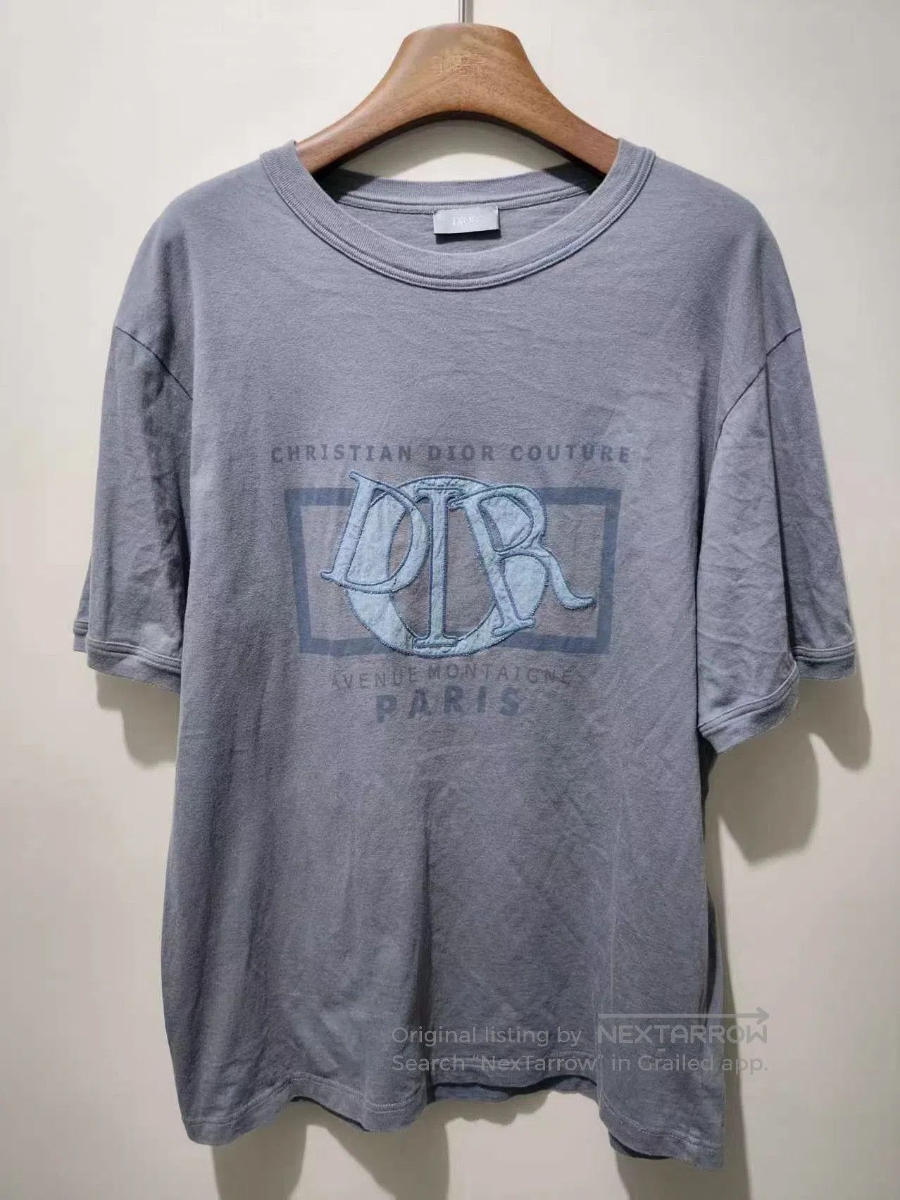 Dior Gray Short Sleeve Graphic T-Shirt. Size US M / EU 48-50 / 2 - 1 Thumbnail