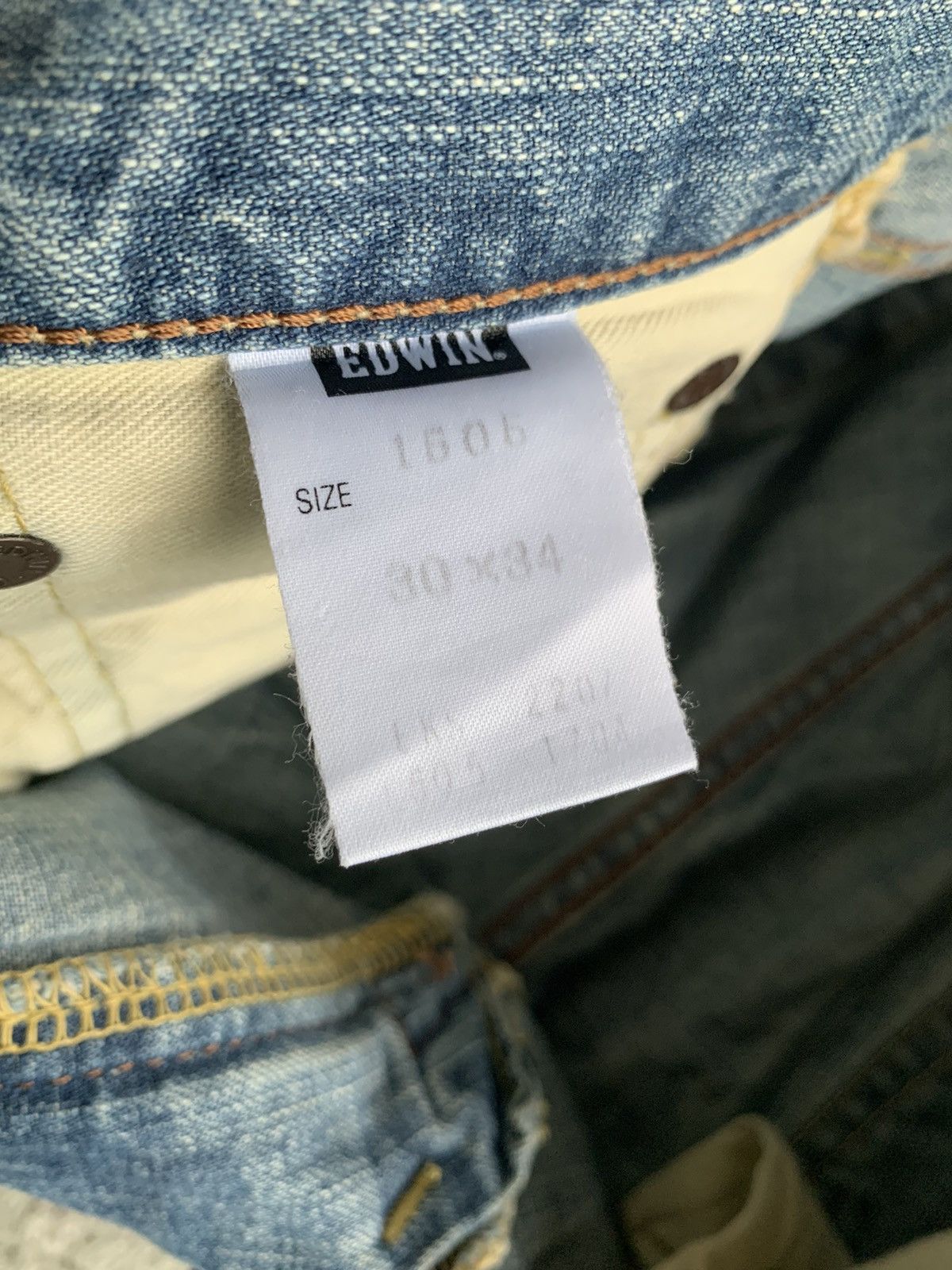 Edwin × Japanese Brand Edwin 505Z Selvedge Mudwash Distressed Denim Size US 29 - 18 Thumbnail