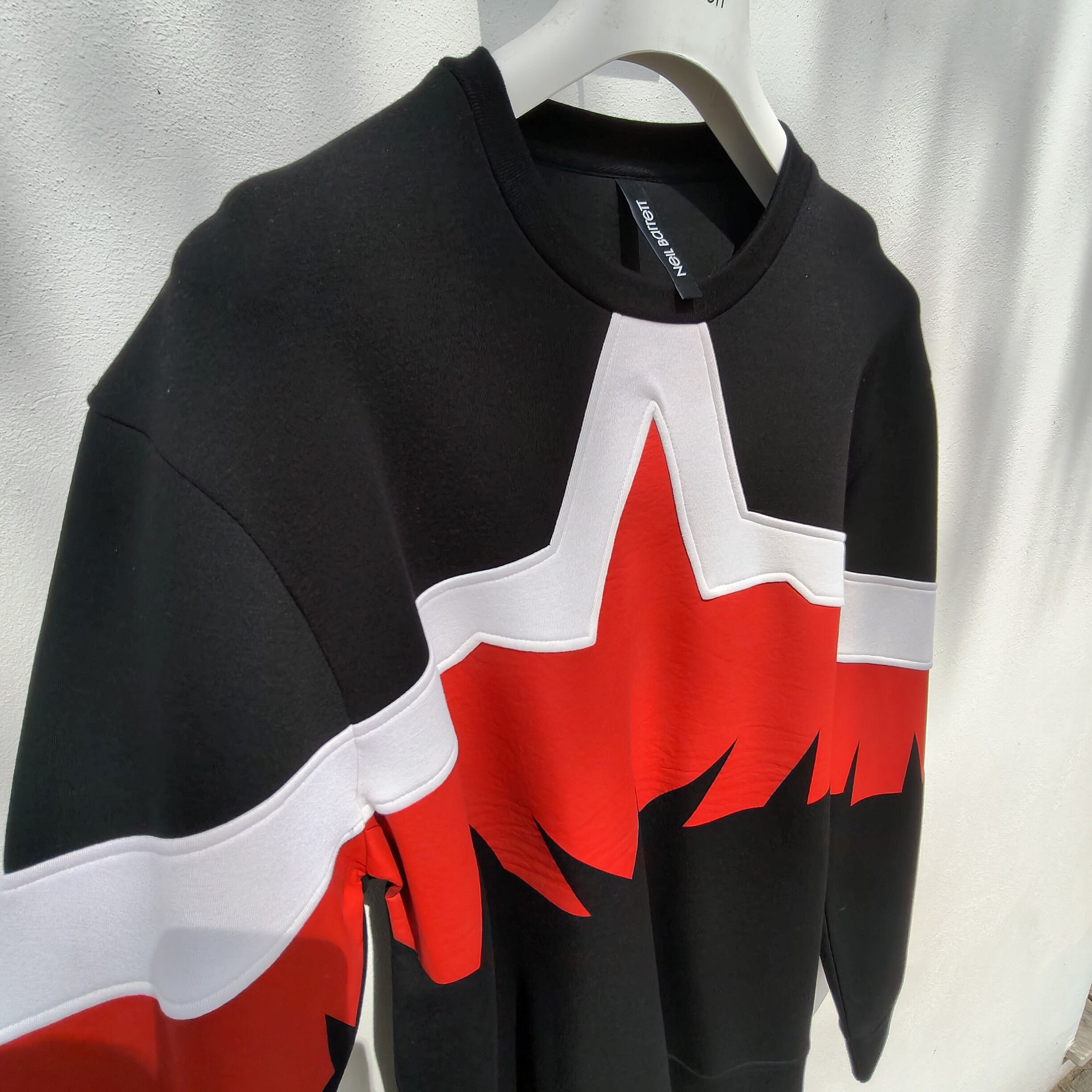 Neil Barrett Framis eagle neoprene sweatshirt Size US L / EU 52-54 / 3 - 8 Thumbnail