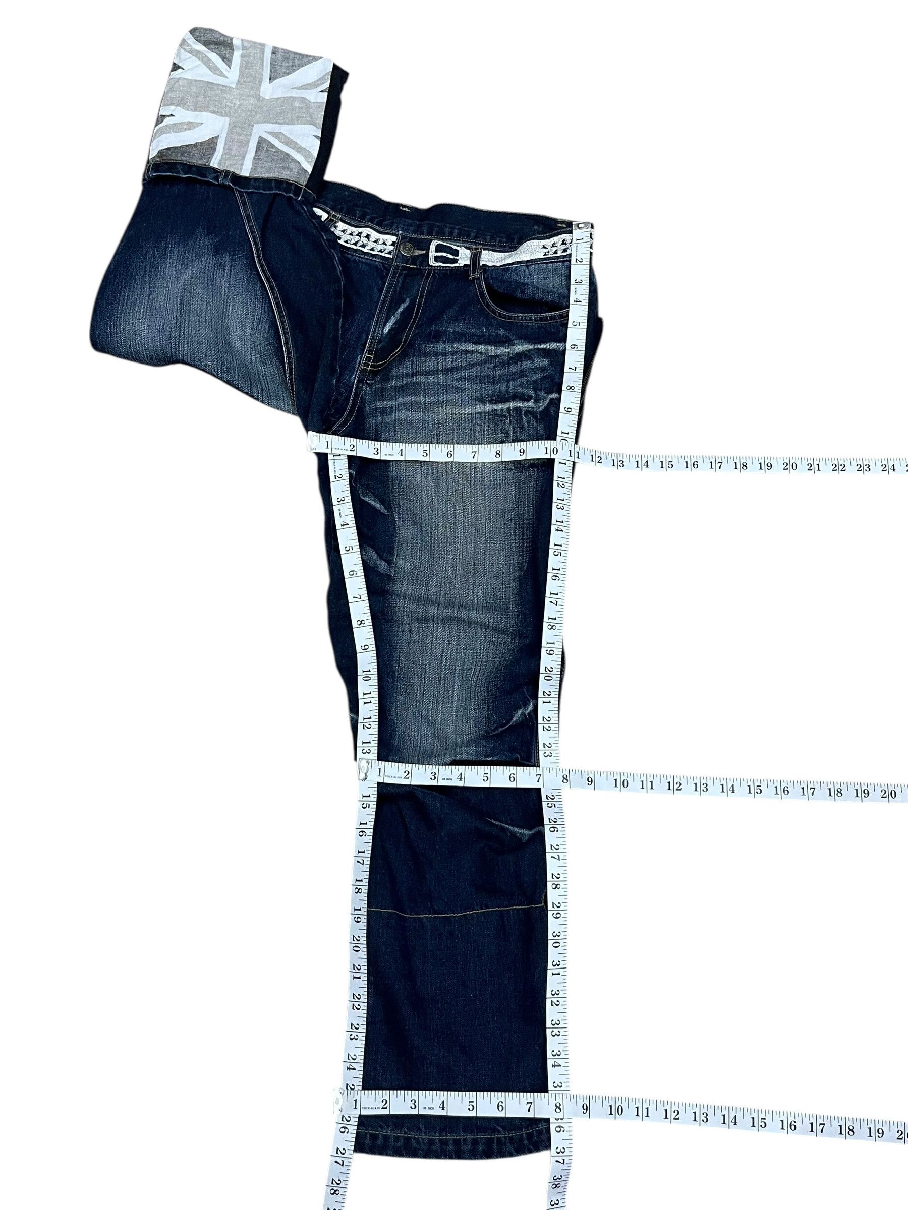 PPFM 🔥PPFM Booze Pills Powders Cropped Denim Archive Grail Size US 31 - 13 Thumbnail
