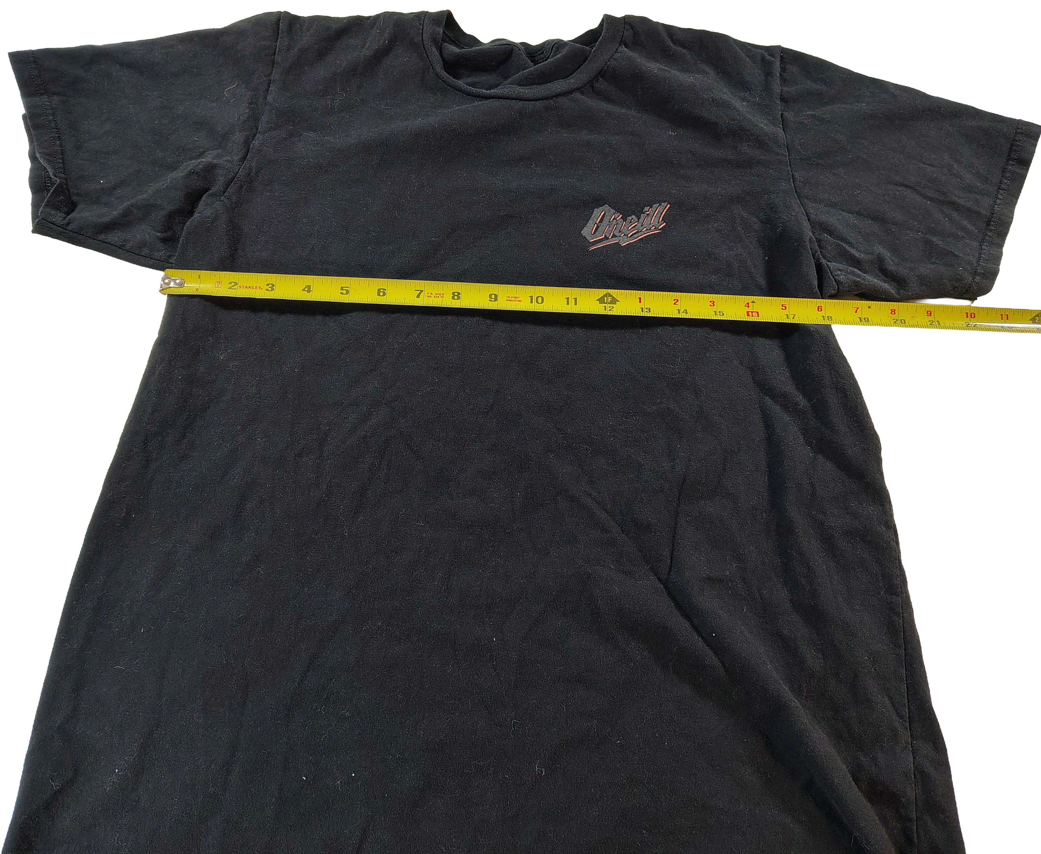 O'Neill Men's 90's Vintage Large Black O'Neil Surfing T-Shirt Size US L / EU 52-54 / 3 - 5 Thumbnail