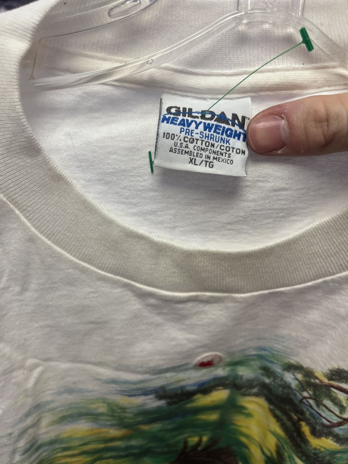 Gildan Vintage Eagle 1994 Stand Out Design Rare Hidden Eagle Shirt Size US XL / EU 56 / 4 - 8 Thumbnail