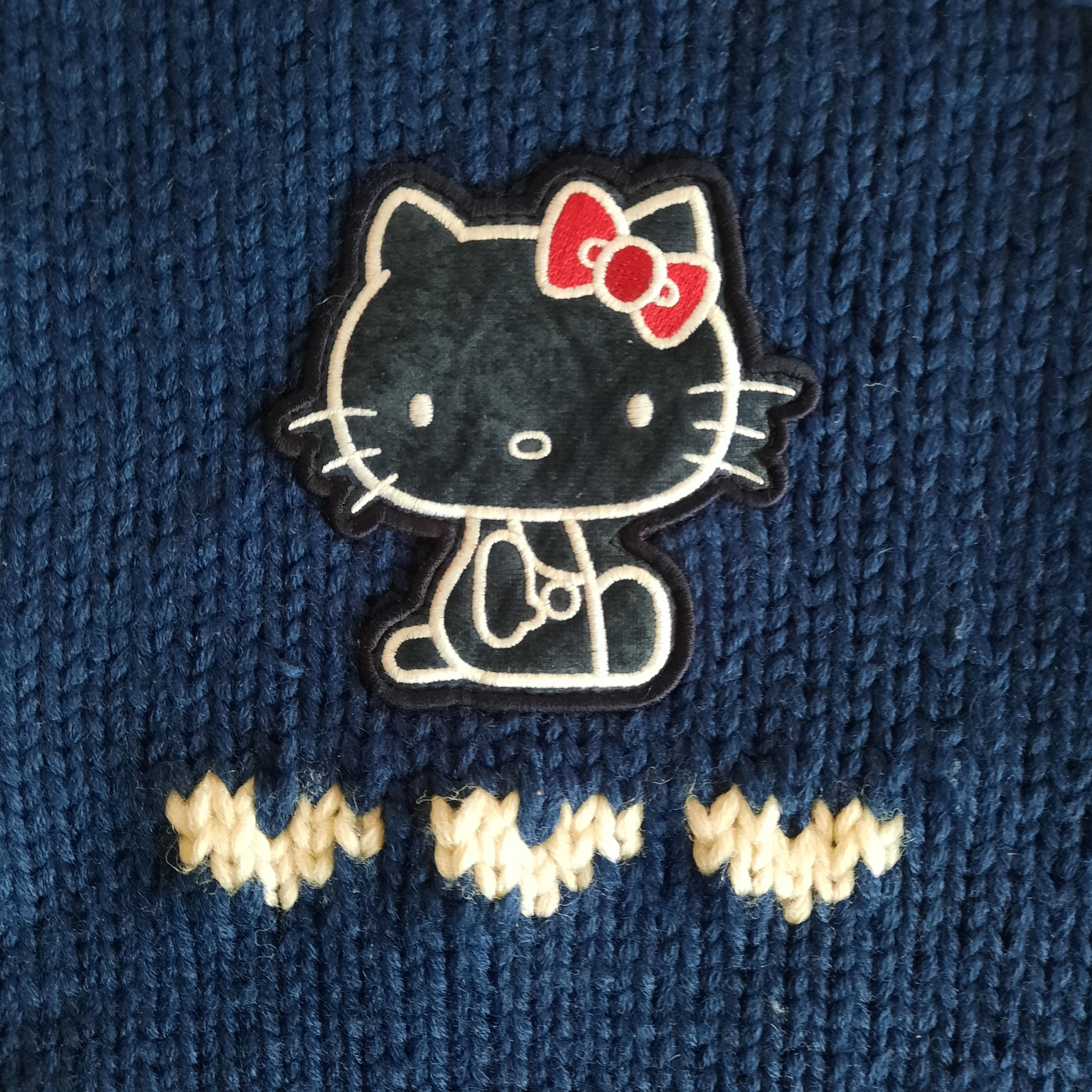 Anime 🌸 Vintage 1999 hello kitty by sanrio anime knit jacket Size US M / EU 48-50 / 2 - 6 Thumbnail