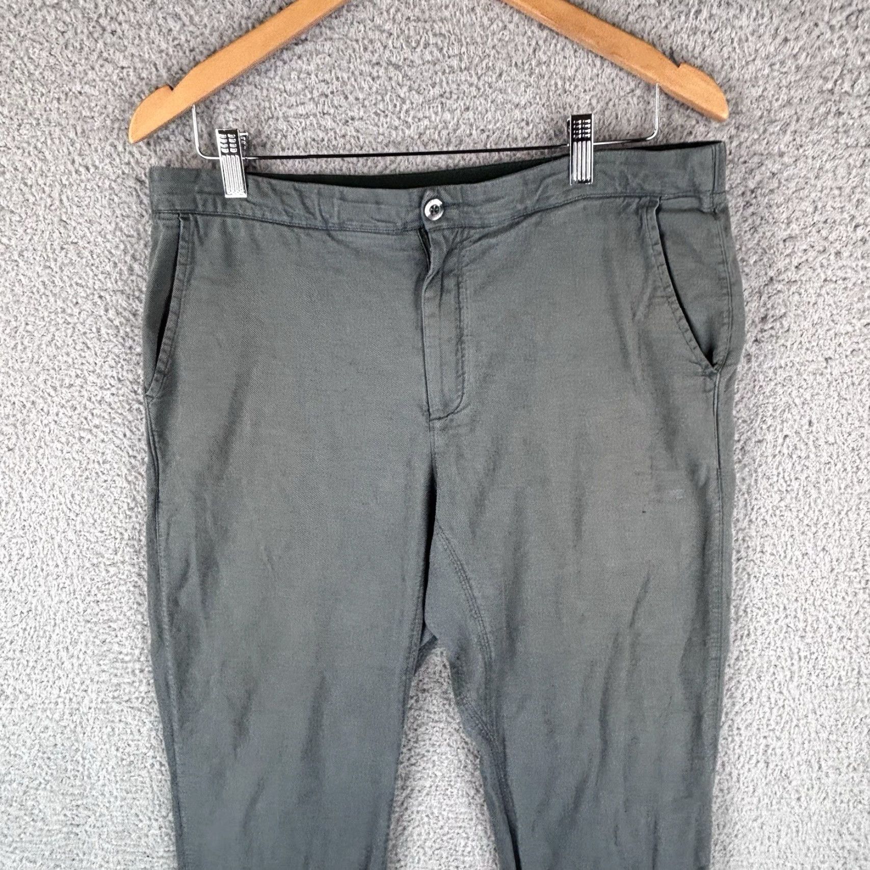 Marine Layer Marine Layer Saturday Activewear Jogger Mens L Olive Slim Fit New w/ Tags Size US 33 - 2 Thumbnail