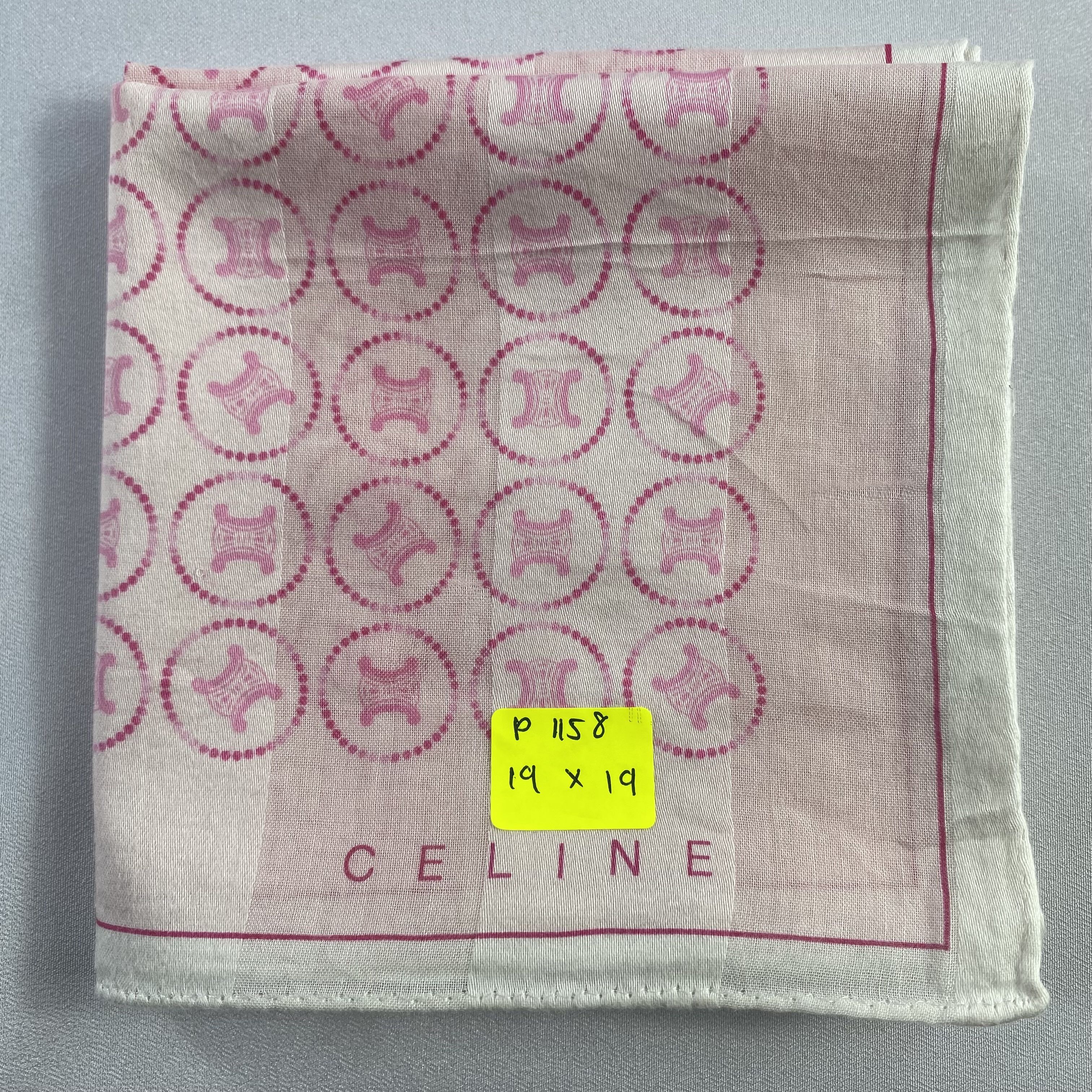 Celine × Vintage Celine Handkerchief / Neckerchief / Bandana-P1158 Size ONE SIZE - 5 Thumbnail