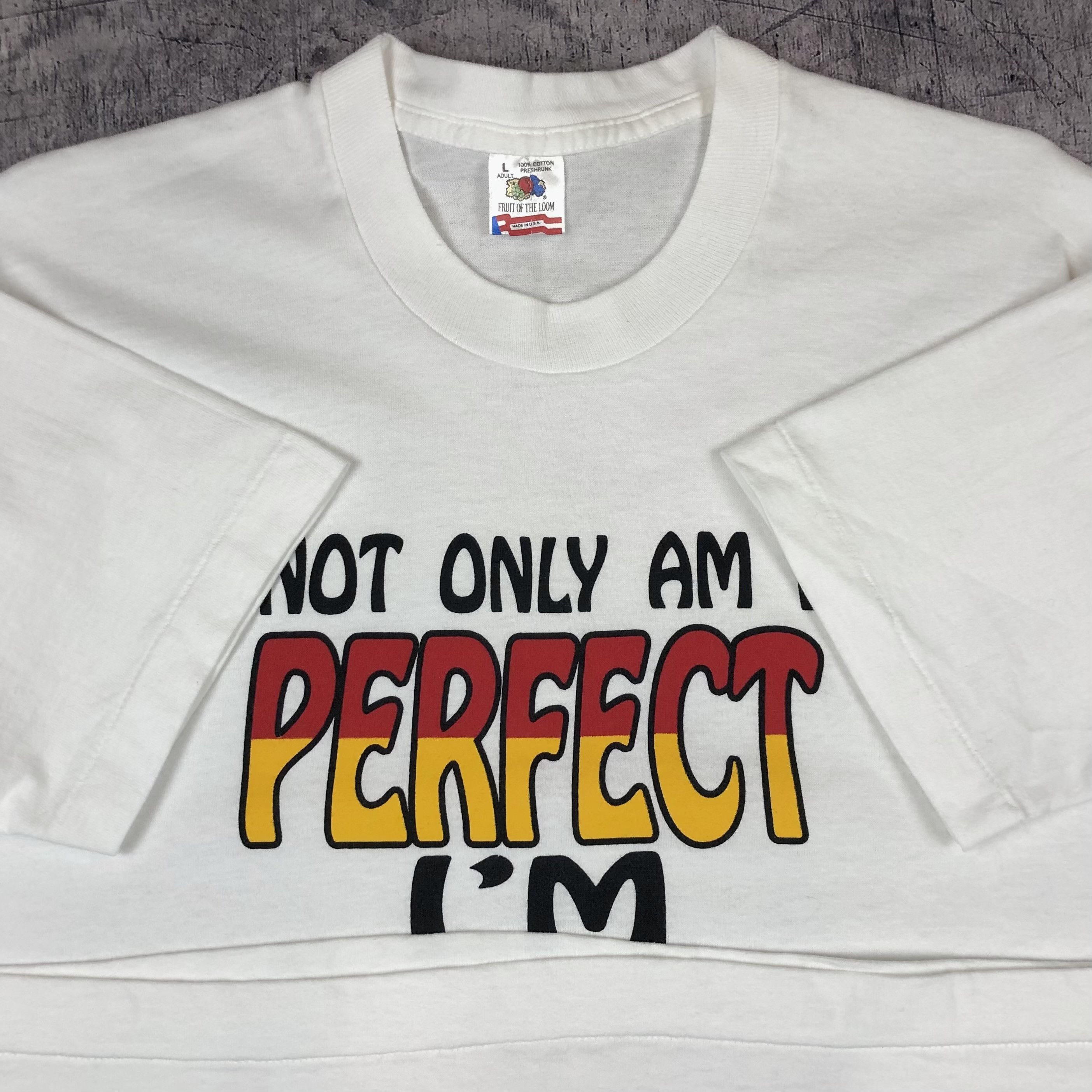 Vintage 1992 USA Single Stitch Germany Humor Tee Size US L / EU 52-54 / 3 - 3 Thumbnail