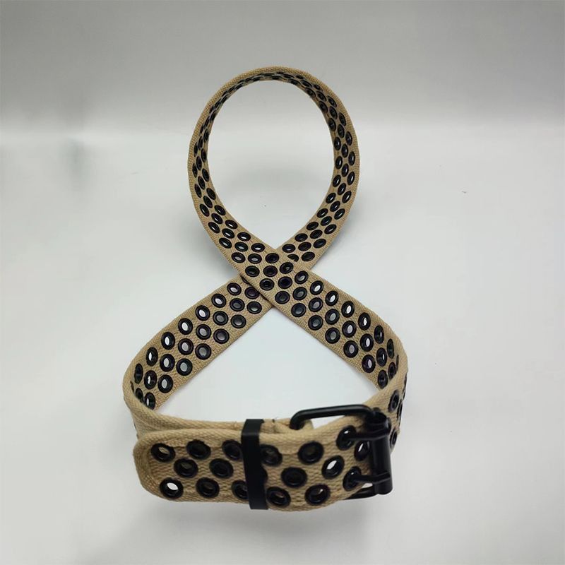 VIBE Crazy Vintage Belt Riveted Belts Menswear Accessories Size ONE SIZE - 1 Thumbnail