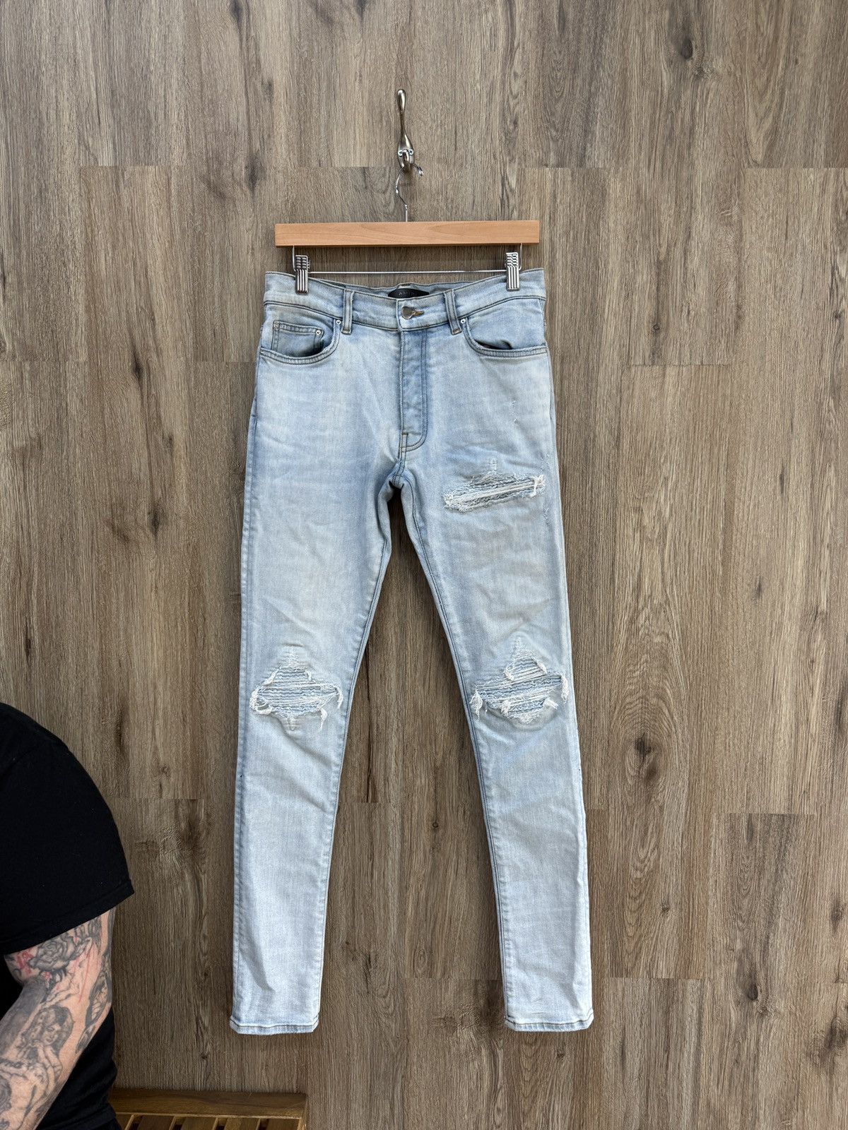 Amiri Amiri Blue Bandana Jeans Size US 30 / EU 46 - 1 Thumbnail