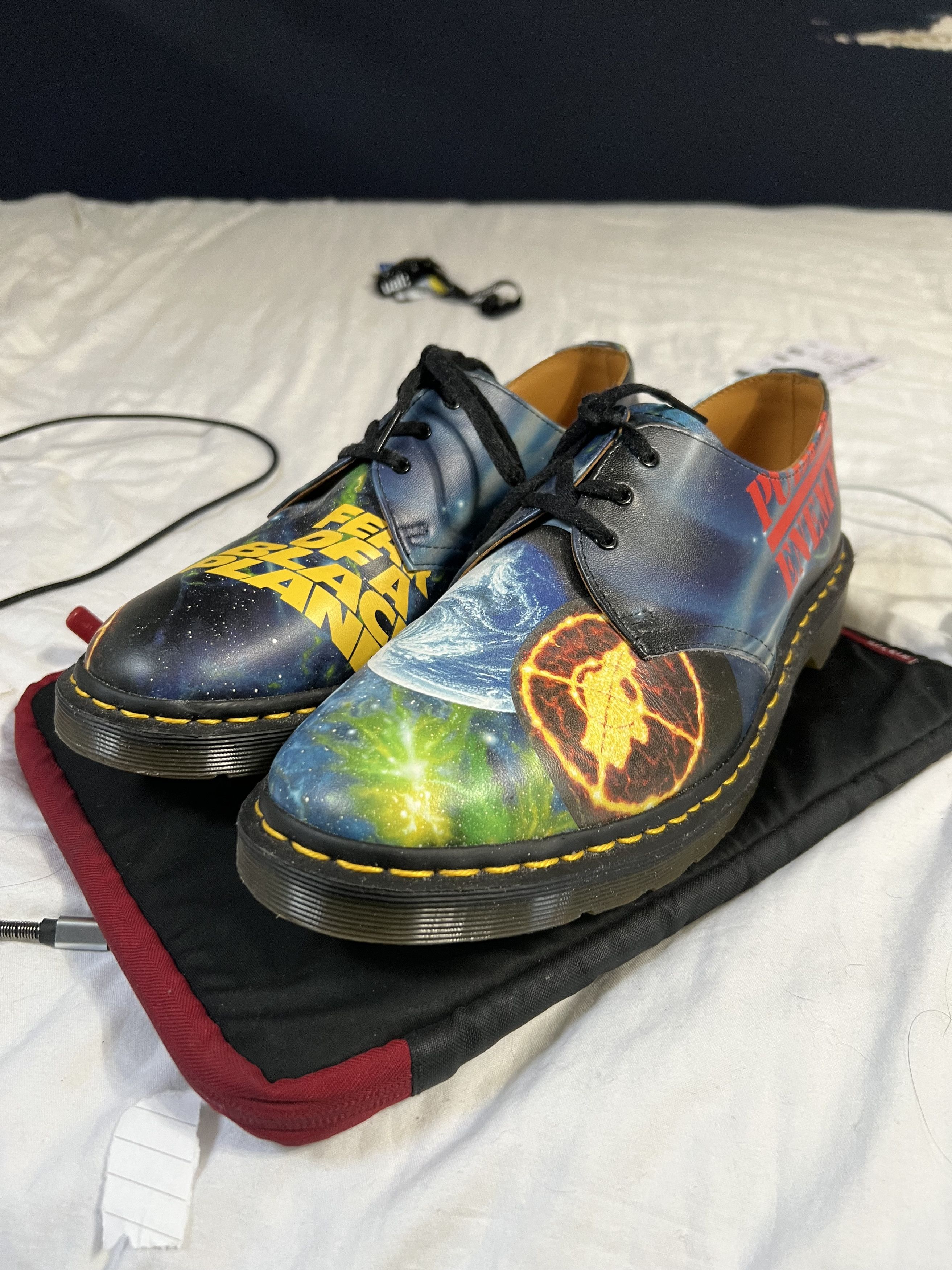 Dr. Martens Supreme Undercover Public Enemy Lace Loafers Grailed