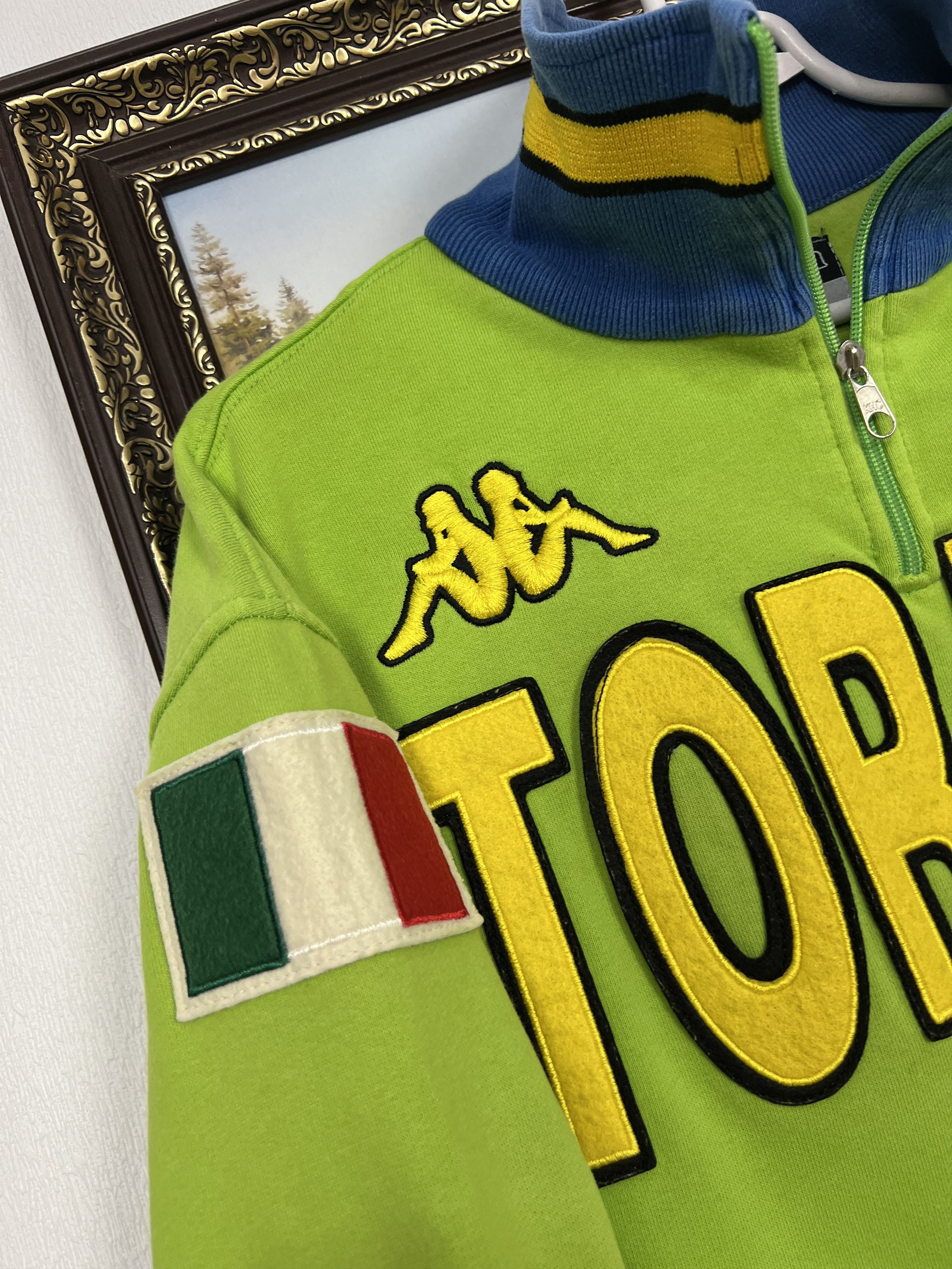 Kappa Torino Football Jacket Soccer Sweatshirt Track Top Maglia Size US M / EU 48-50 / 2 - 5 Thumbnail