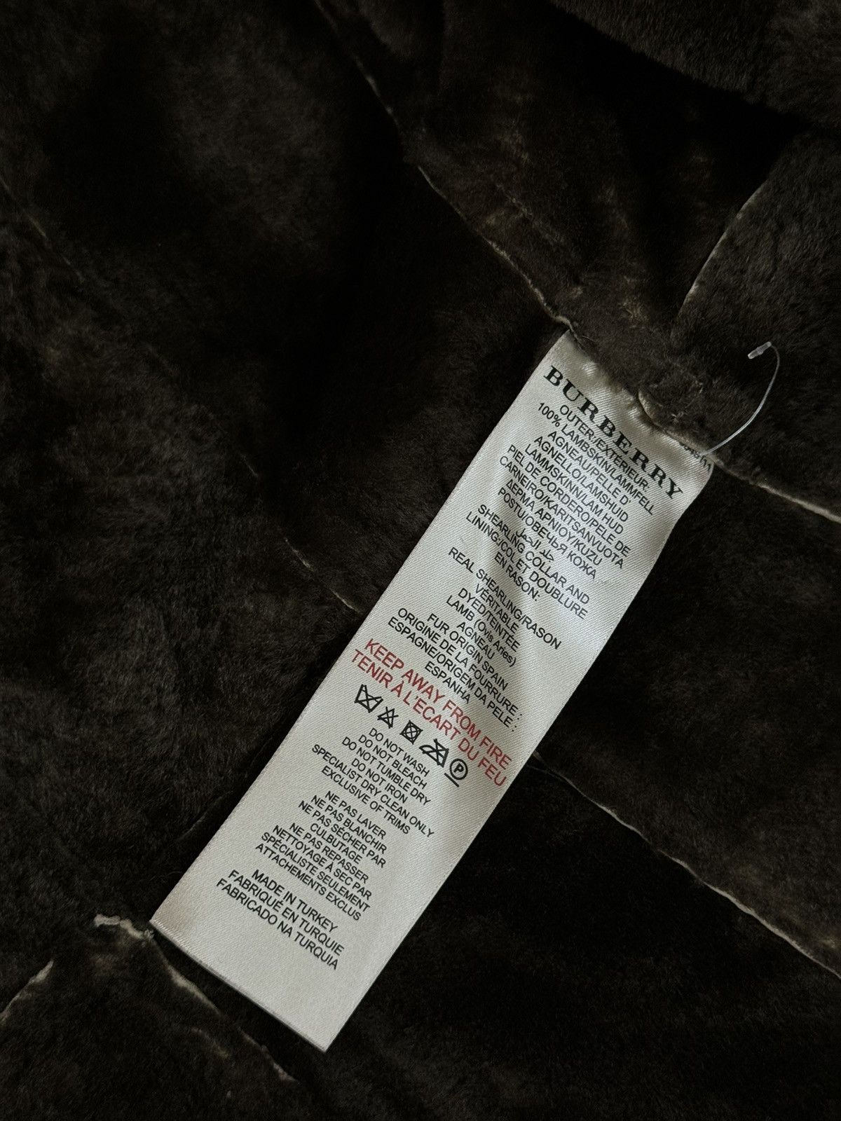 Burberry Shearling coat Burberry lambskin coat original luxury item Size S / US 4 / IT 40 - 5 Thumbnail